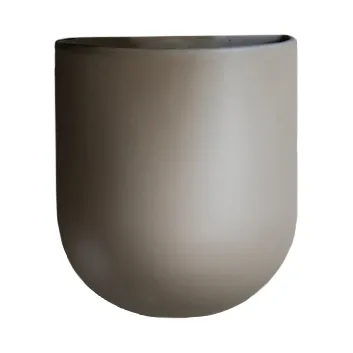 DBKD Suspension pot de fleur taupe Cut x-Large