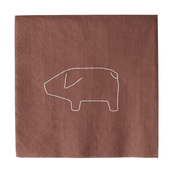 Swedish pig pappersservett 33x33 cm 20-pack