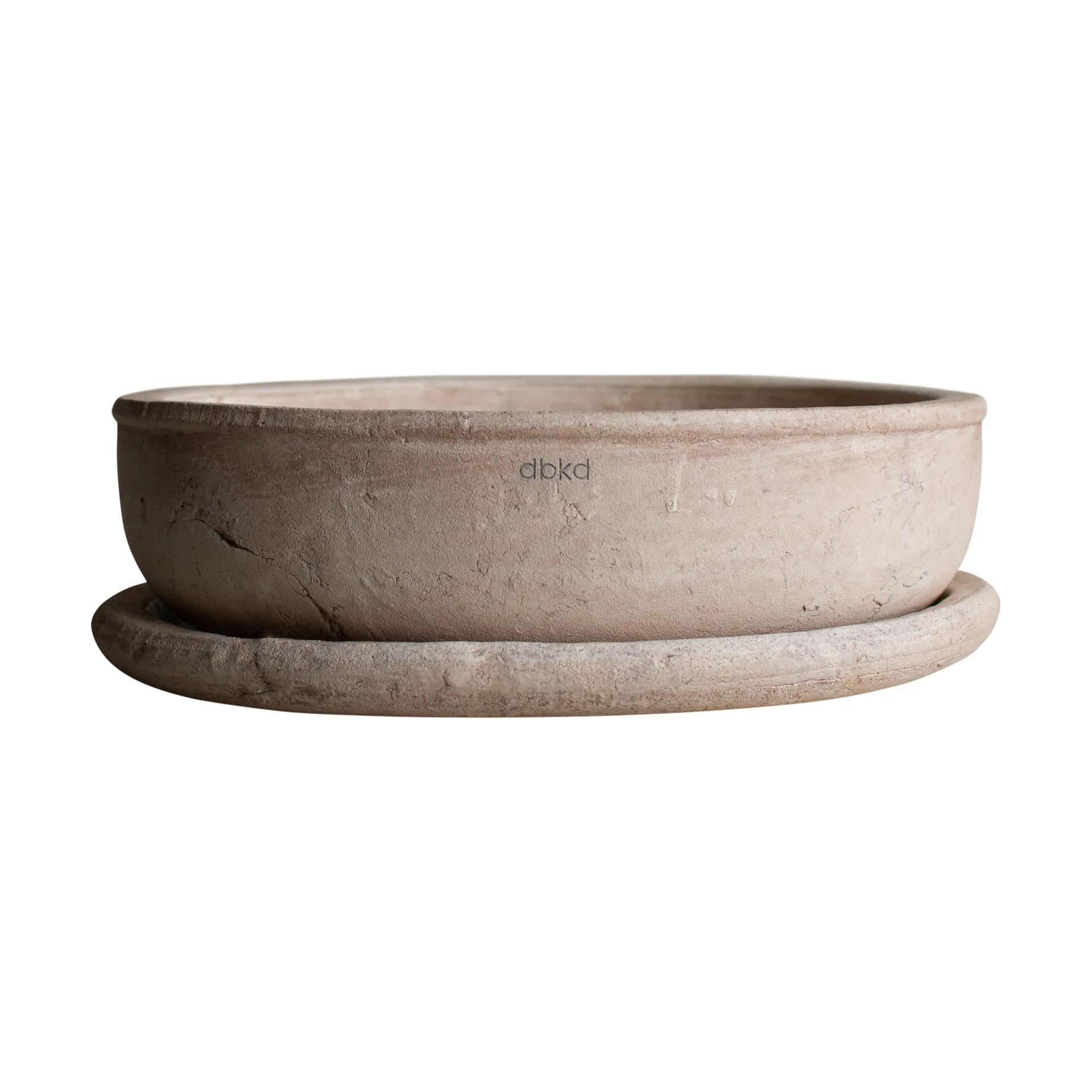 DBKD Terra bowl kruka Sand, Ø30x10,5 cm