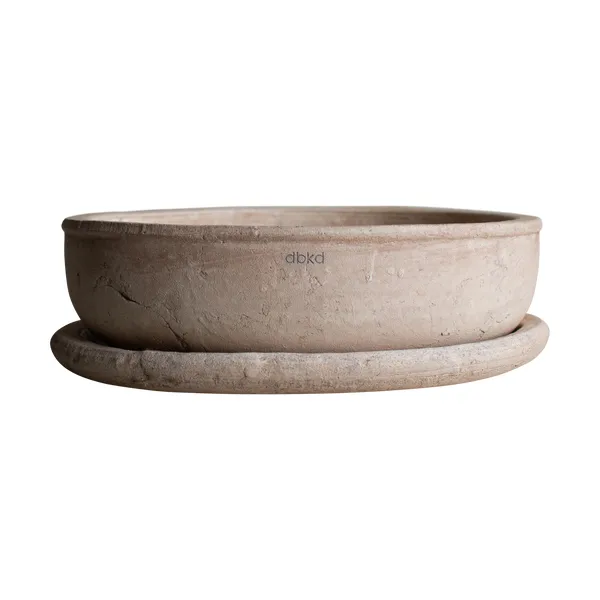 Terra bowl kruka, Sand, Ø30x10,5 cm