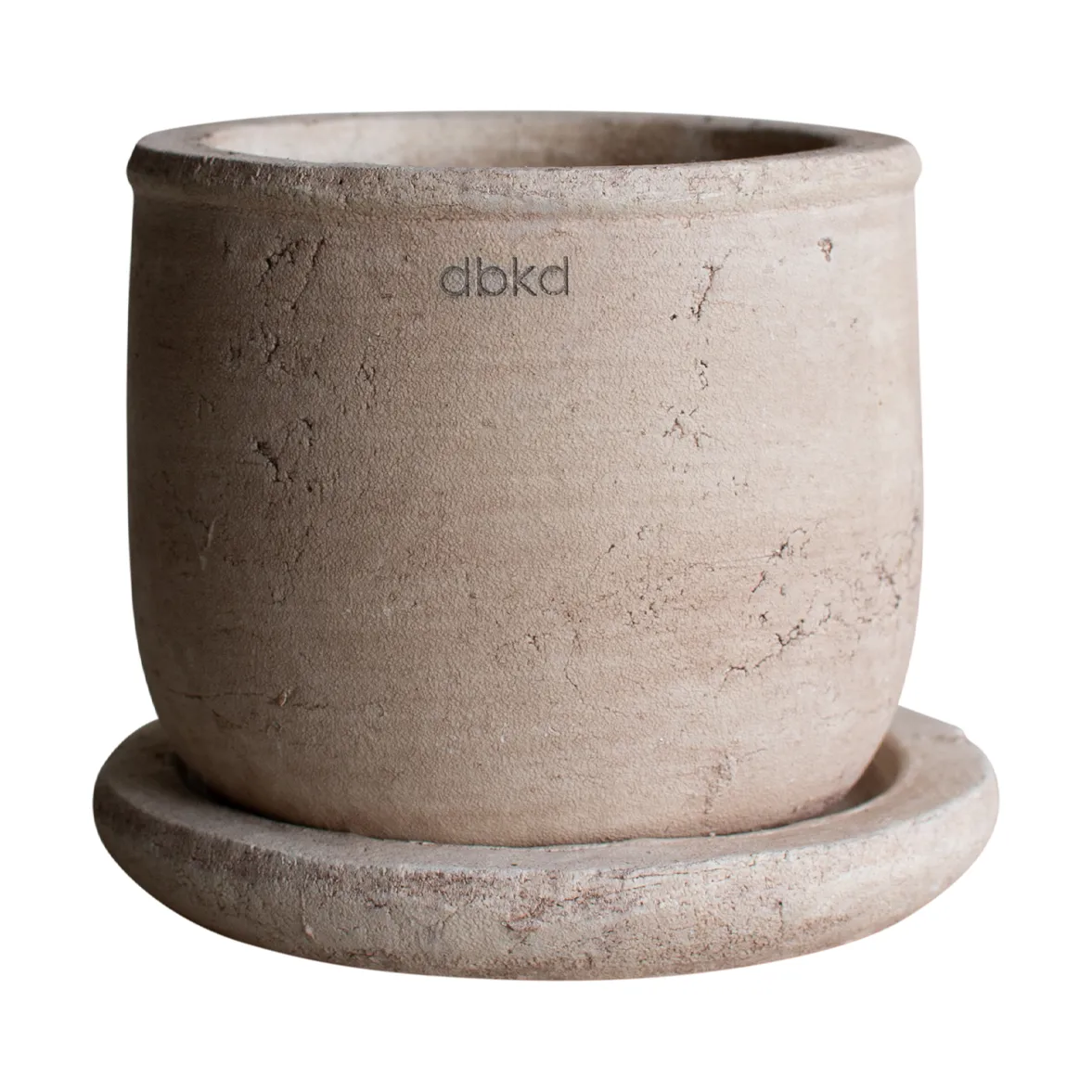 DBKD Terra krukke Sand, Ø14x14 cm