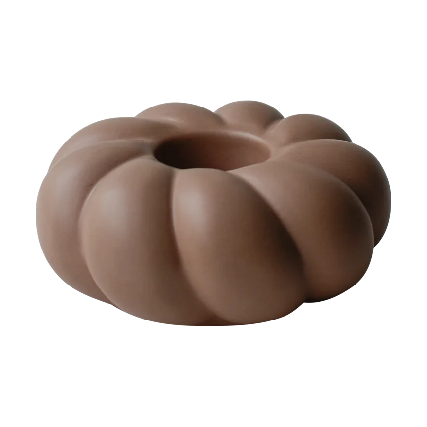 DBKD Twine fyrfadsstage Ø14 cm Nougat