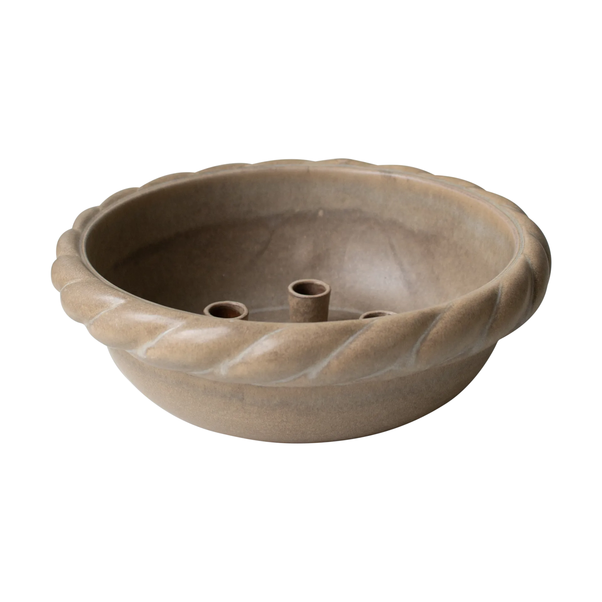 DBKD Twine plate ljusstake &Oslash;30 cm Beige