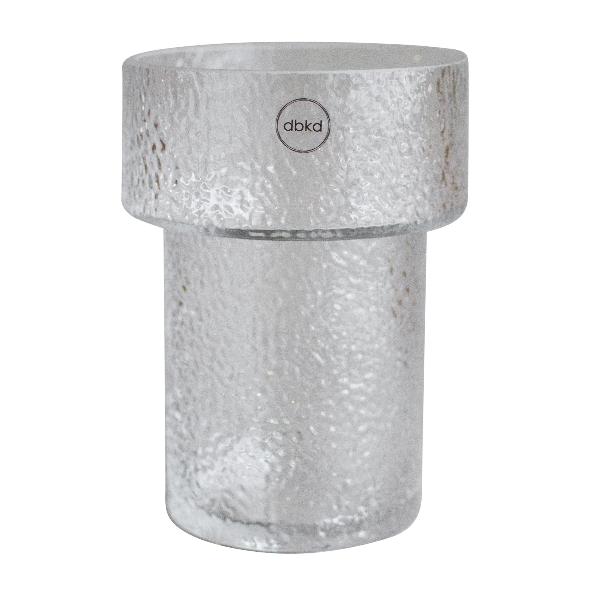 DBKD Vase en verre Keeper structuré — vue 3