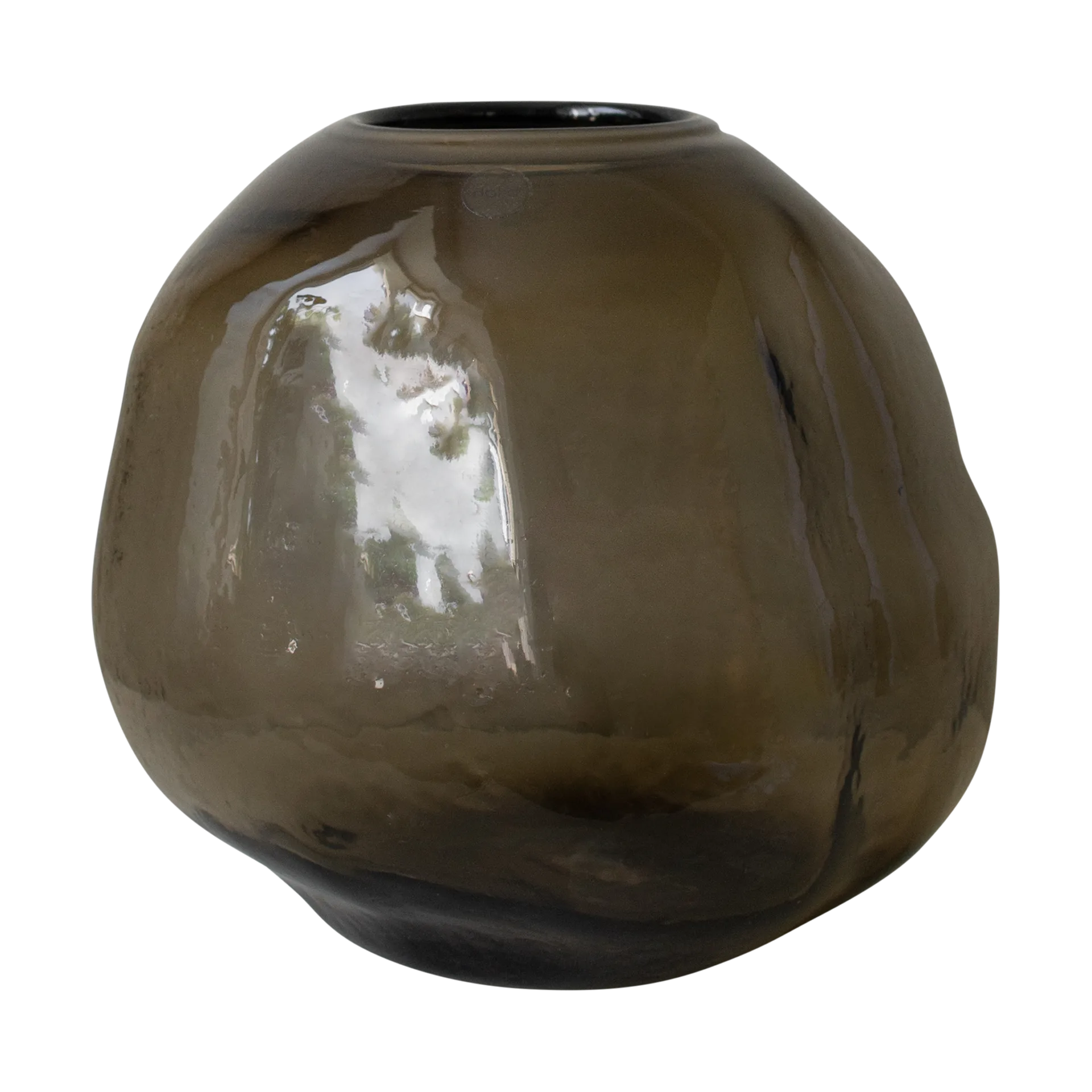 DBKD Vase Pebble marron Grand Ø