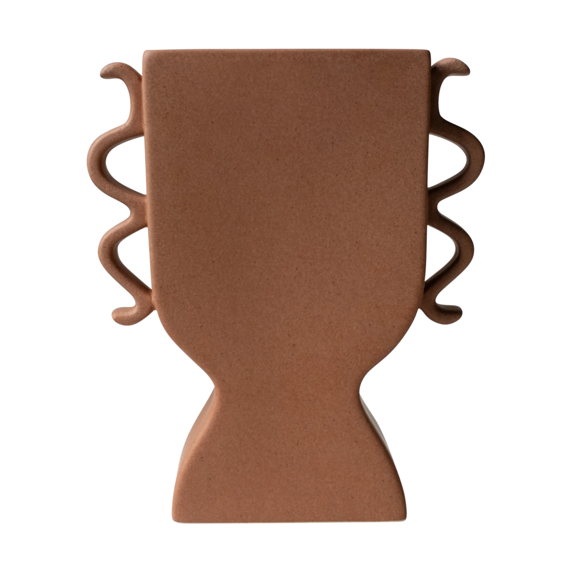 DBKD Vase plat Terracotta