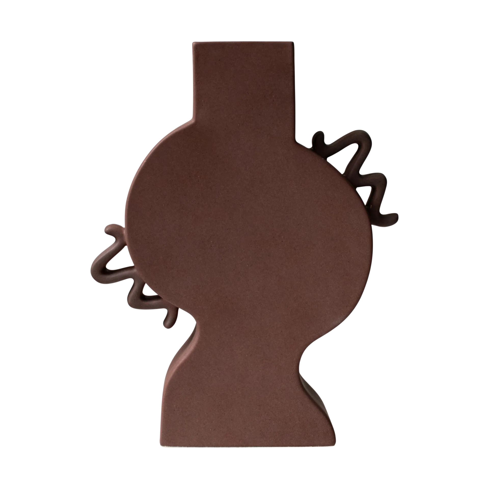 DBKD Vase plat Brown