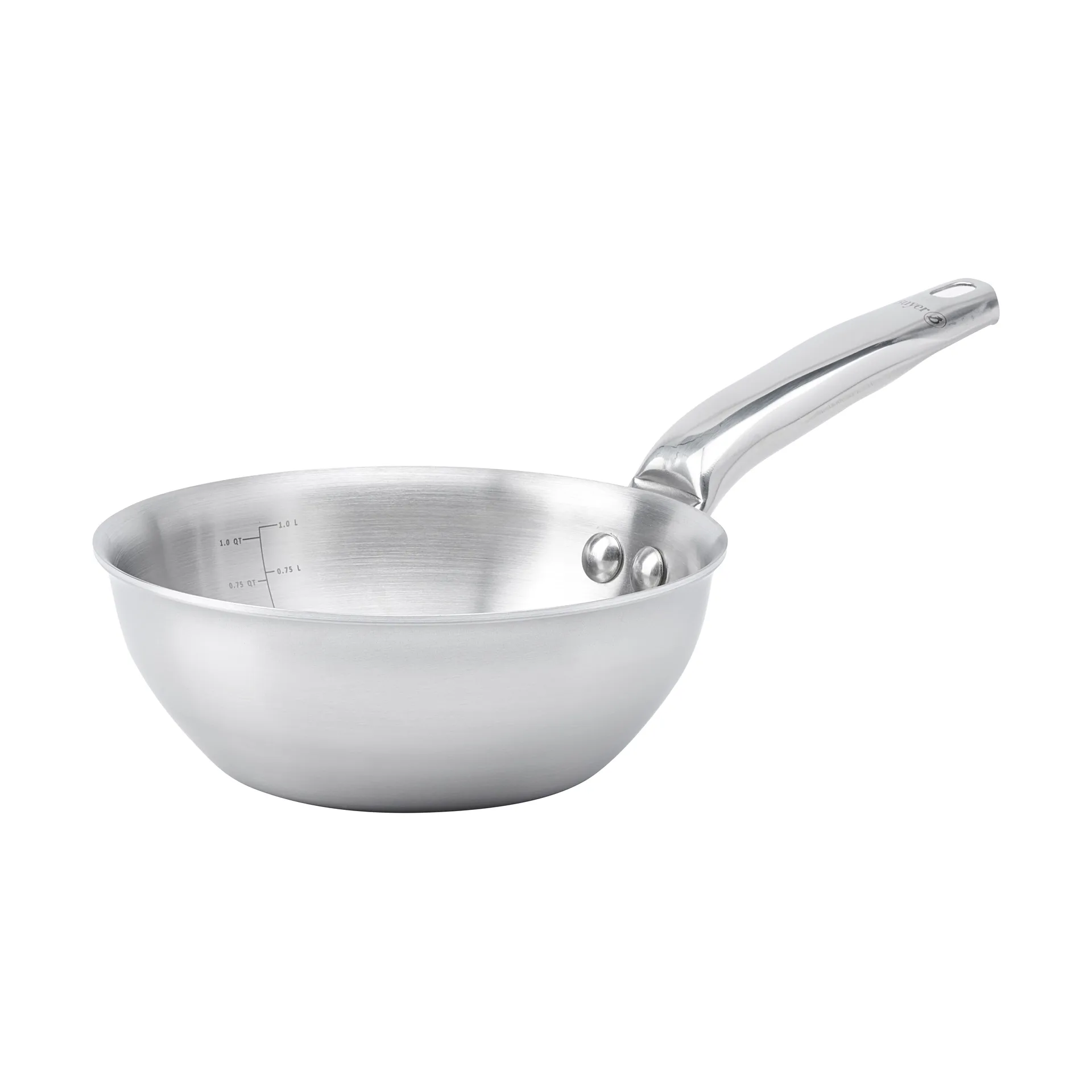 De Buyer Alchimy rundet sauterpande rustfrit stål Ø16 cm