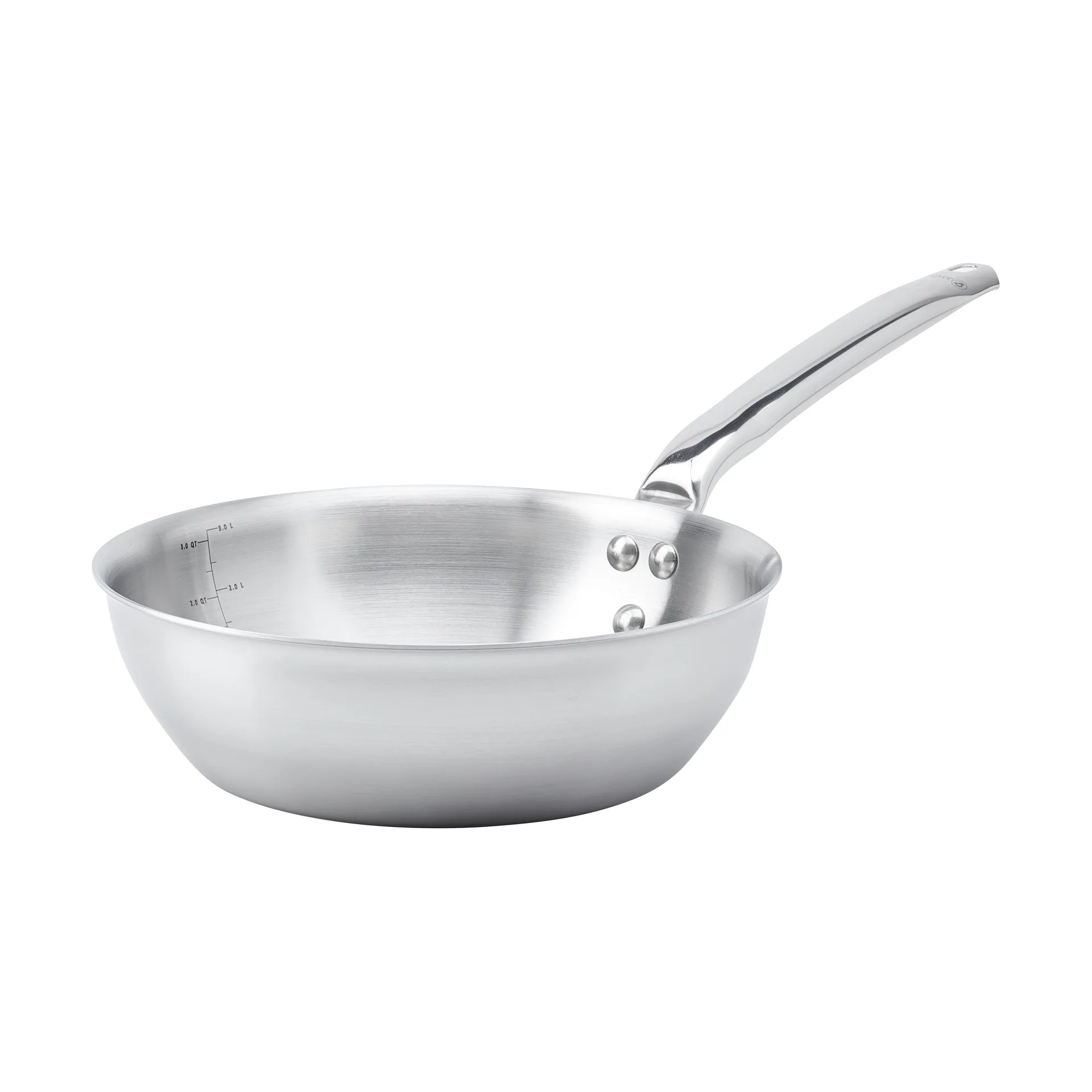 De Buyer Alchimy rundet sauterpande rustfrit stål Ø24 cm