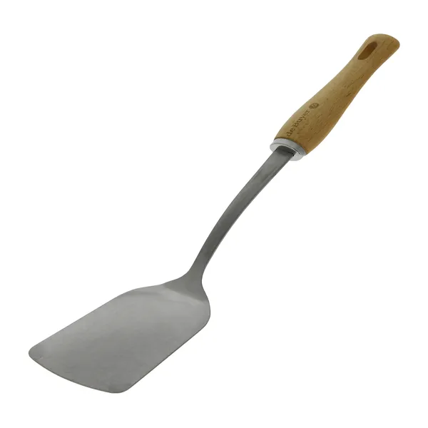 De Buyer B Bois stekspade med trähandtag, Rostfritt stål
