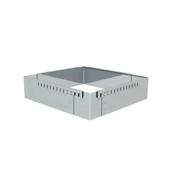 Justerbar bakform, 30x30cm till 57x57cm