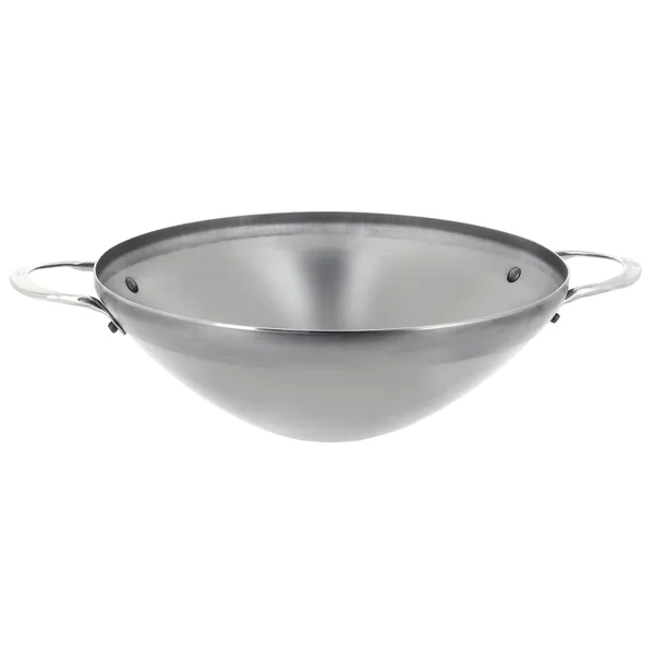 Mineral B wokpanna med handtag, 28 cm