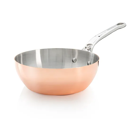 de Buyer Prima Matera, Rund, Sauterpande, Kobberfarvet, Rustfrit stål, Kobber, Rustfrit stål, 3,12 L