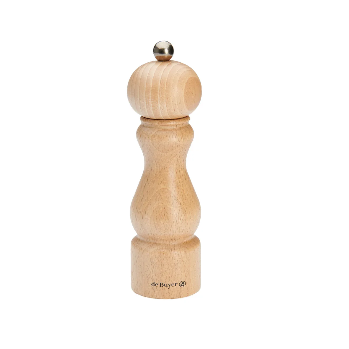 De Buyer Rumba salt- og peberkværn keramisk 18 cm Lysbrun