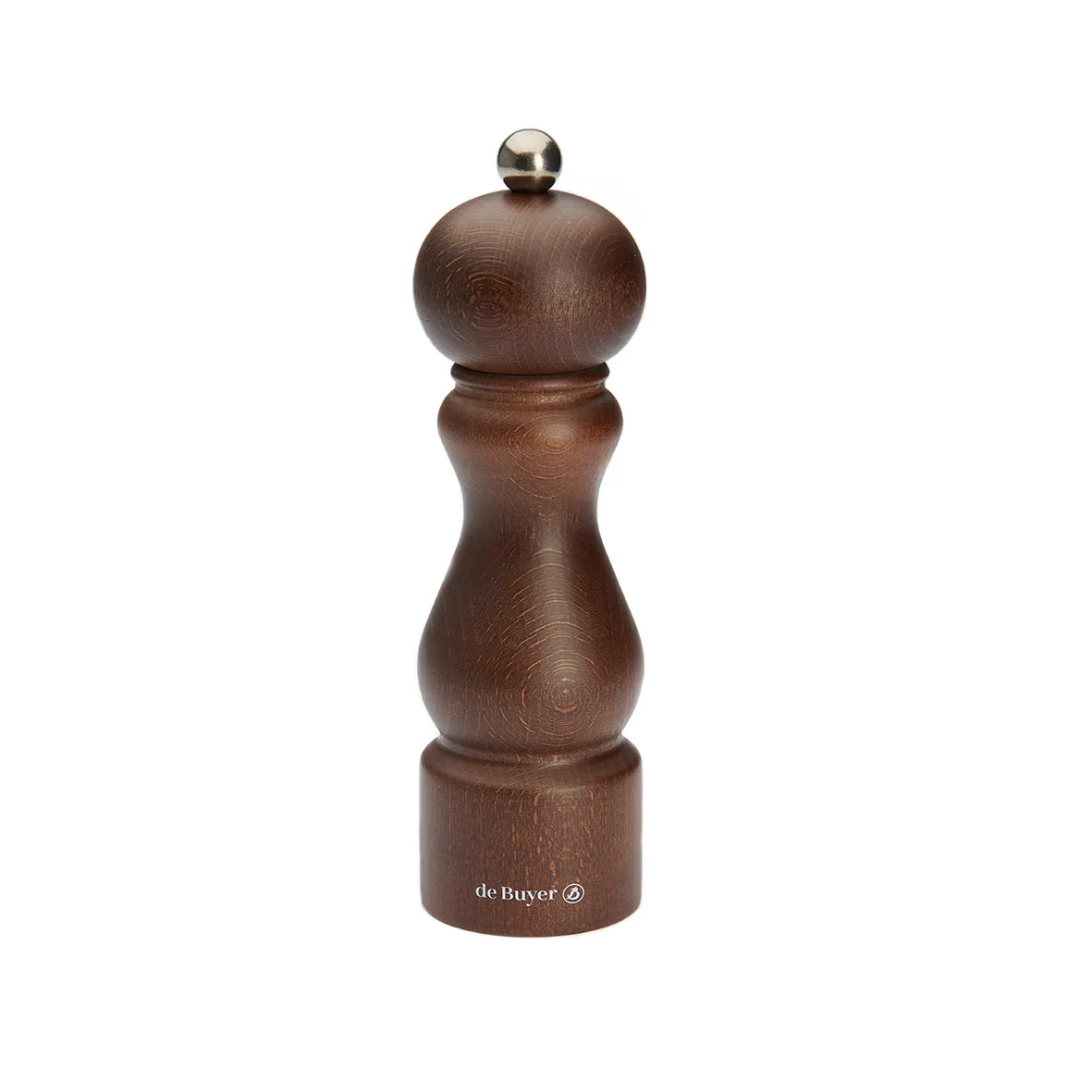 De Buyer Rumba salt- og peberkværn keramisk 18 cm Mørkebrun