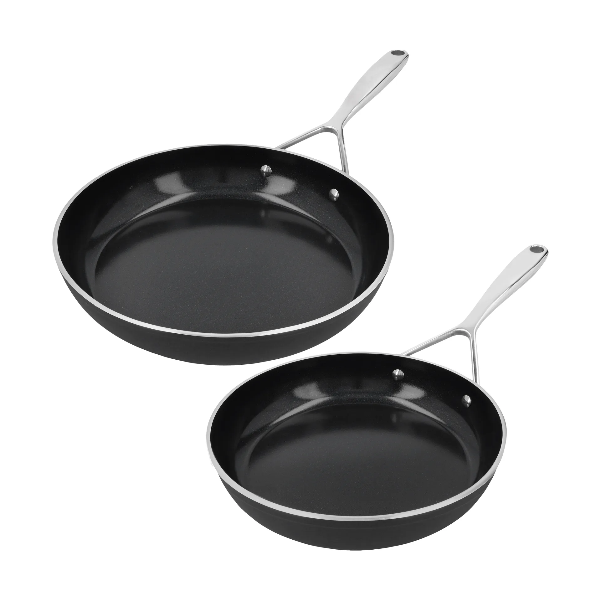 Demeyere Alu Plus 3 Ceraforce stegepandesæt keramisk 3-ply 2 dele