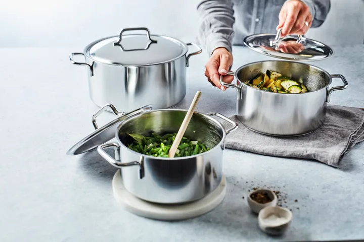 Demeyere Apollo 7 pot low stainless steel - Demeyere