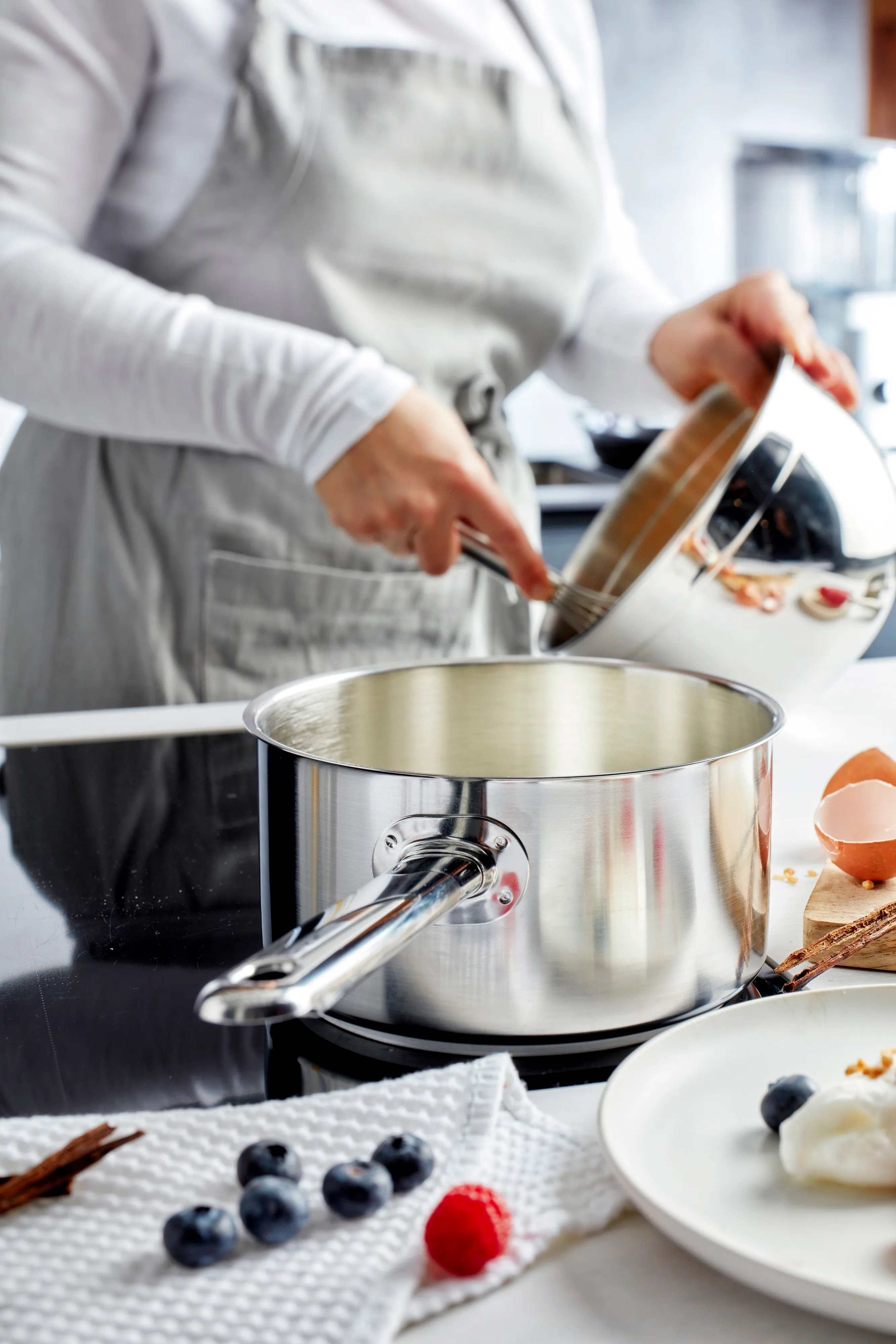 Demeyere Apollo 7 saucepan stainless steel - Demeyere