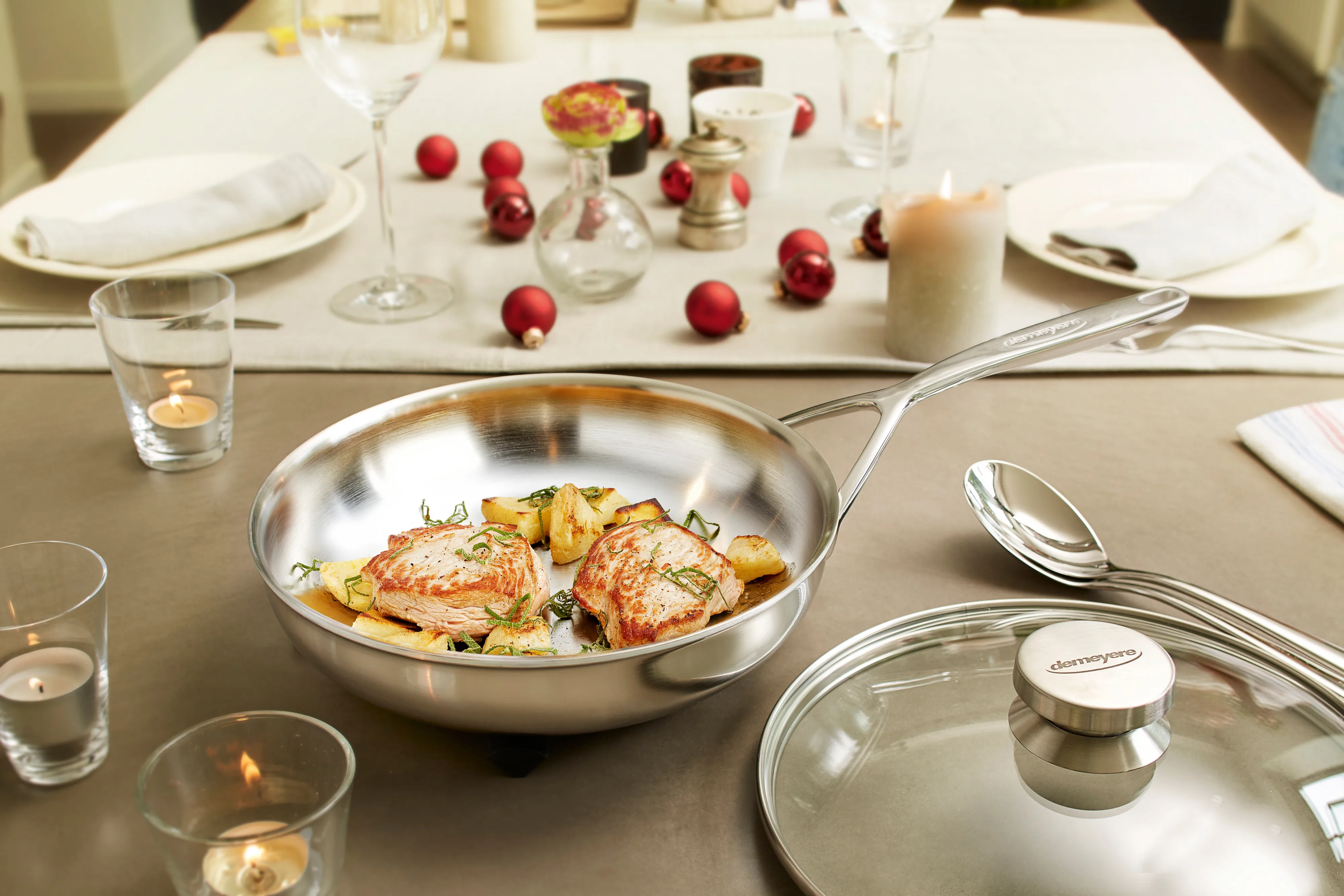 Multiline 7 frying pan stainless steel 7-ply from Demeyere