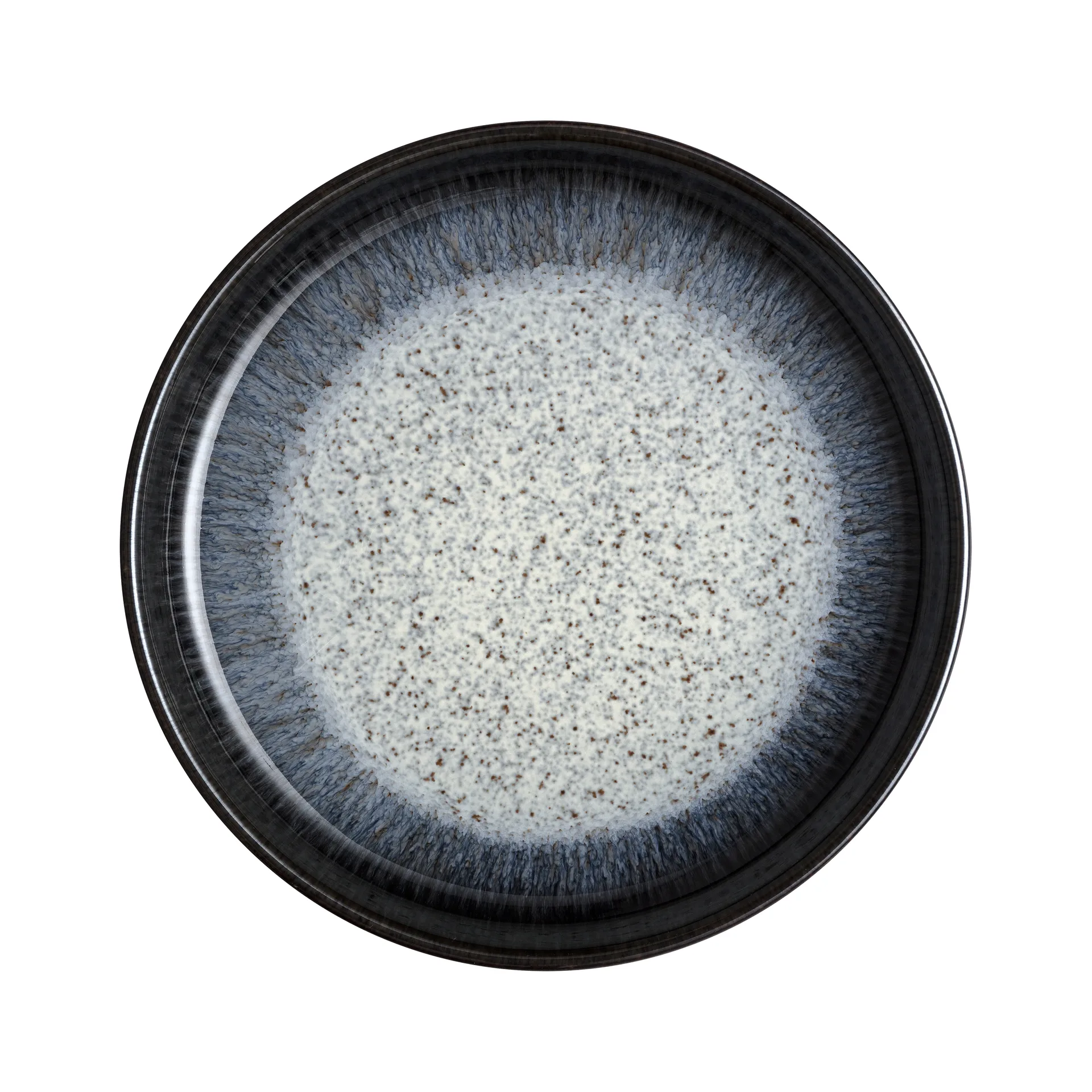 Denby Halo Coupe asiet 21 cm Blå/Grå/Sort