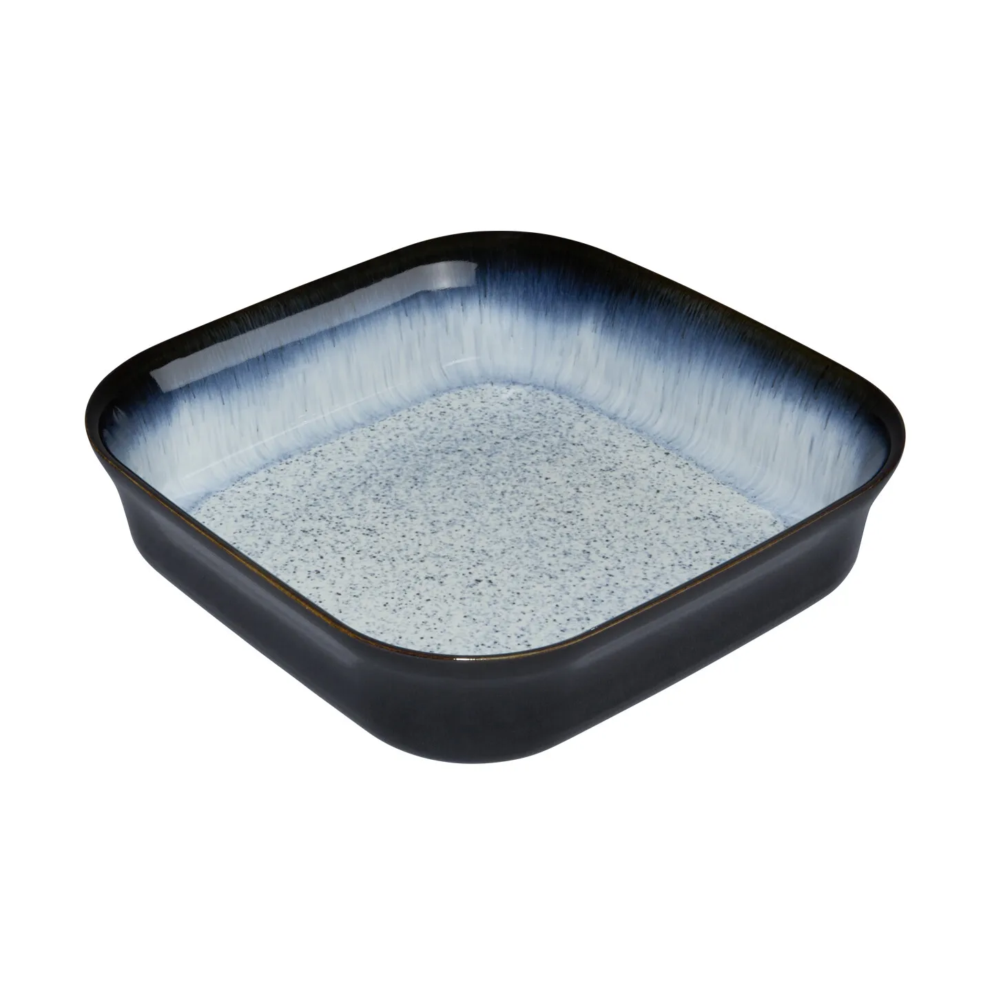 Denby Halo ovnfast fad Sort-blå, firkantet