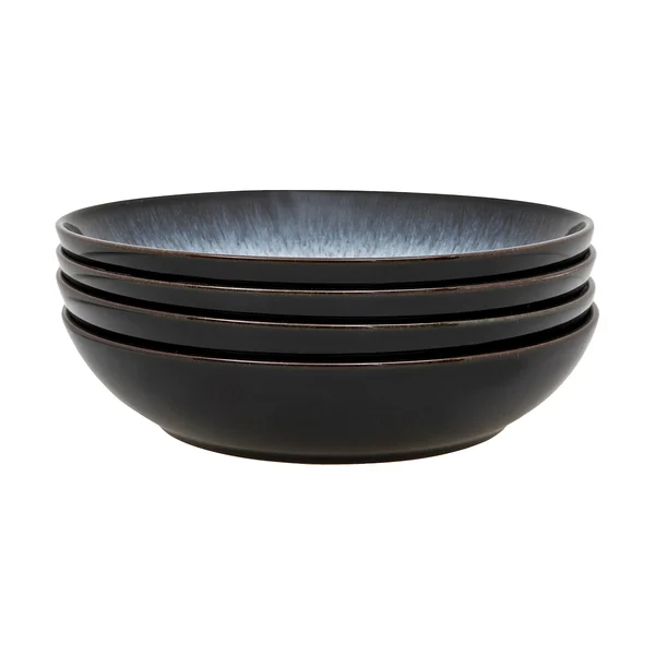 Halo pastaskål 22 cm 4-pack, Blå-grå