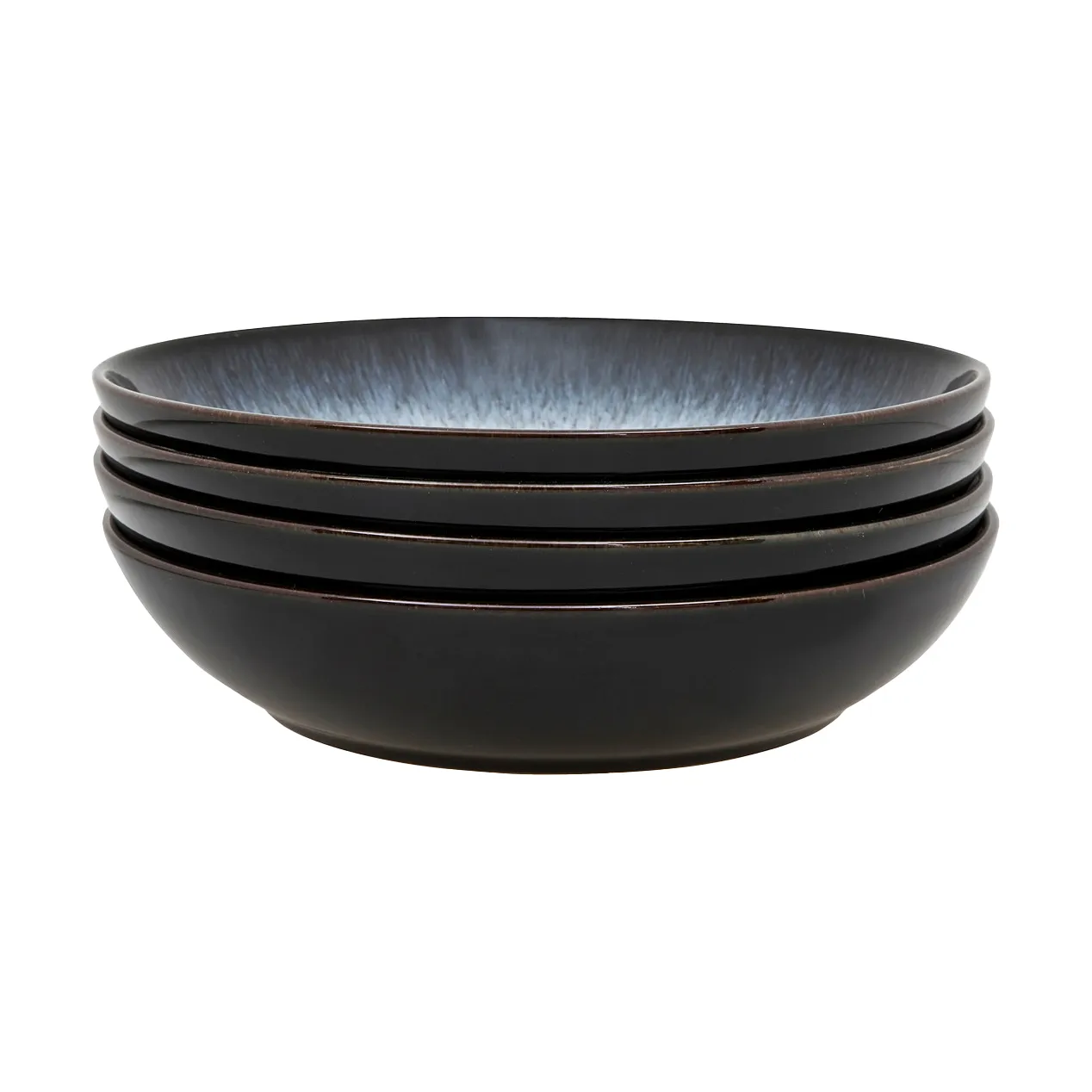 Denby Halo pastaskål 22 cm 4-pak Blå/Grå/Sort