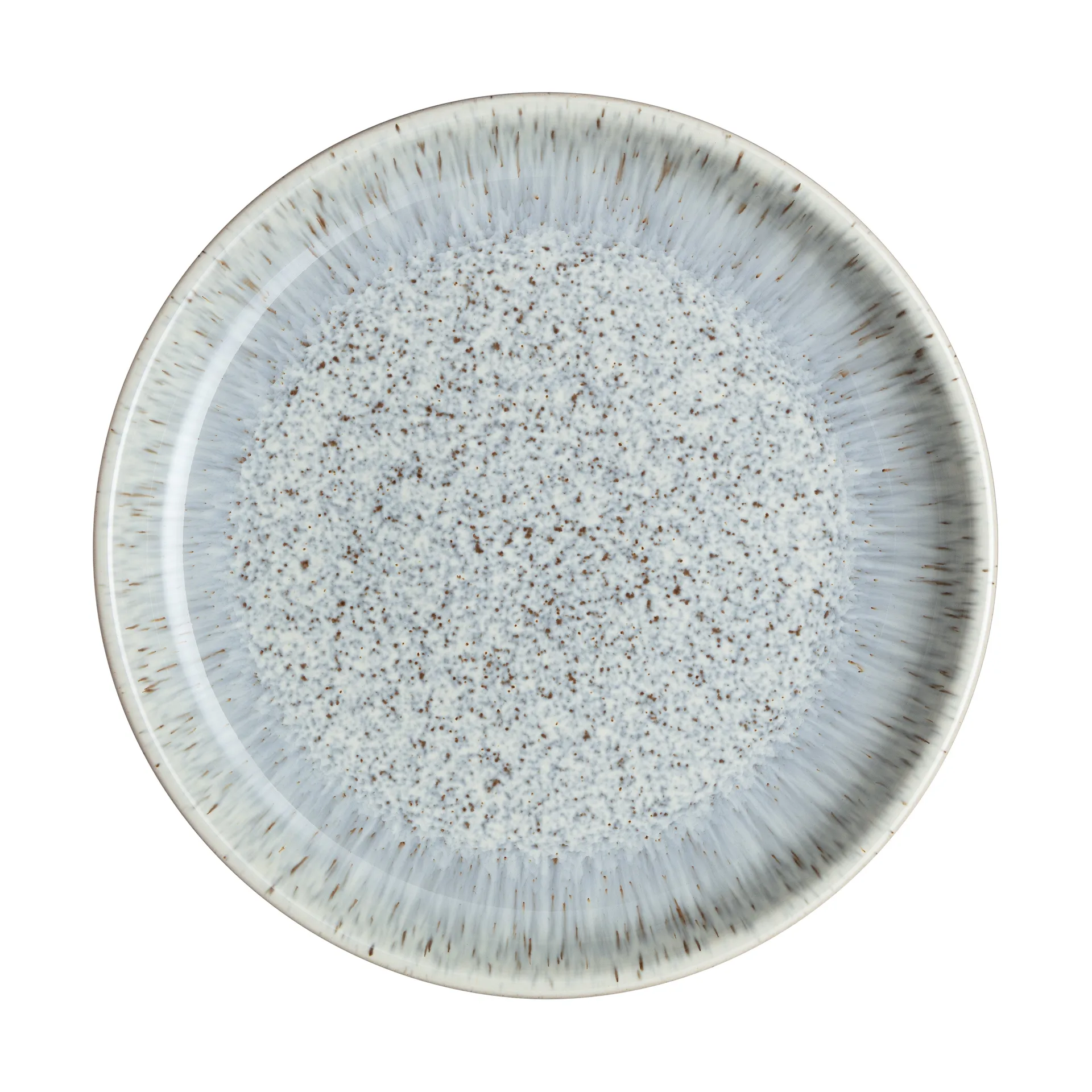 Denby Halo Speckle coupe bord 21 cm Grijs-bruin