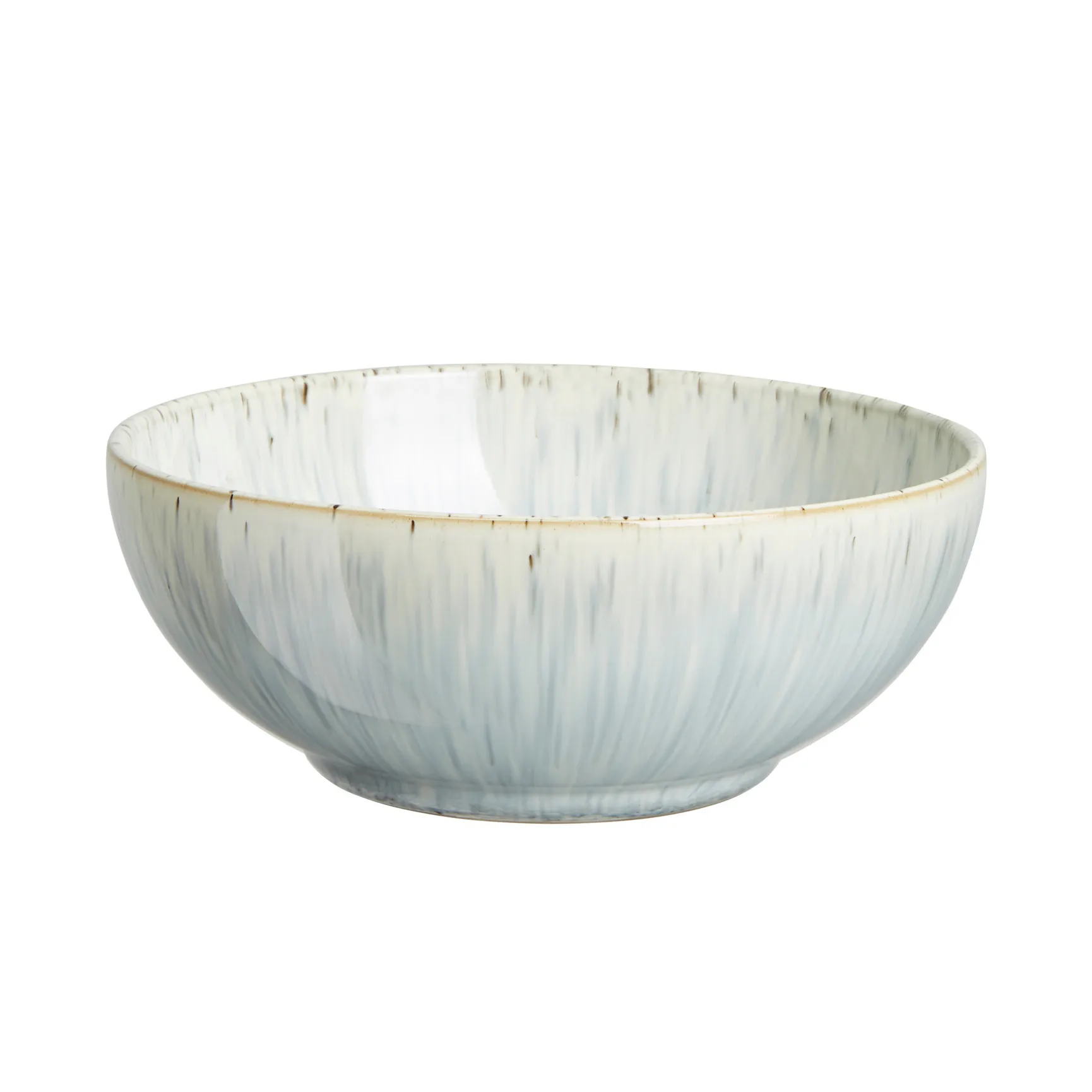 Denby Halo Speckle coupe flingsk&aring;l 17 cm Gr&aring;-brun
