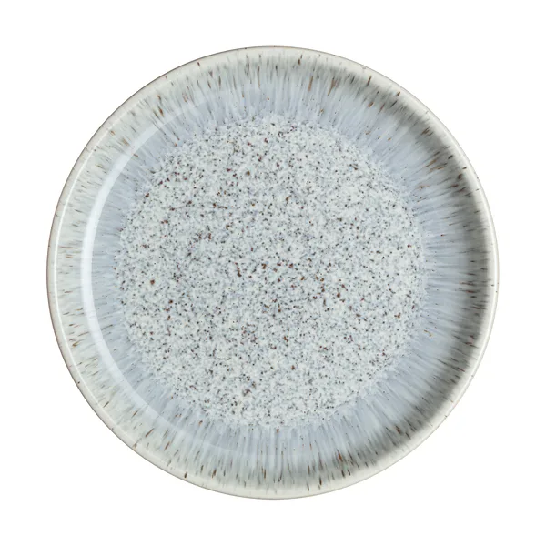 Halo Speckle coupe tallrik 21 cm, Grå