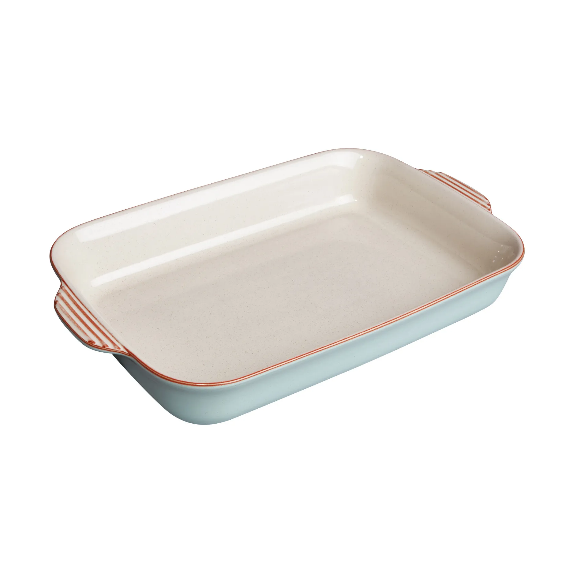 Denby Heritage Pavilion ovnfast fad Blå-beige, large, rektangulær