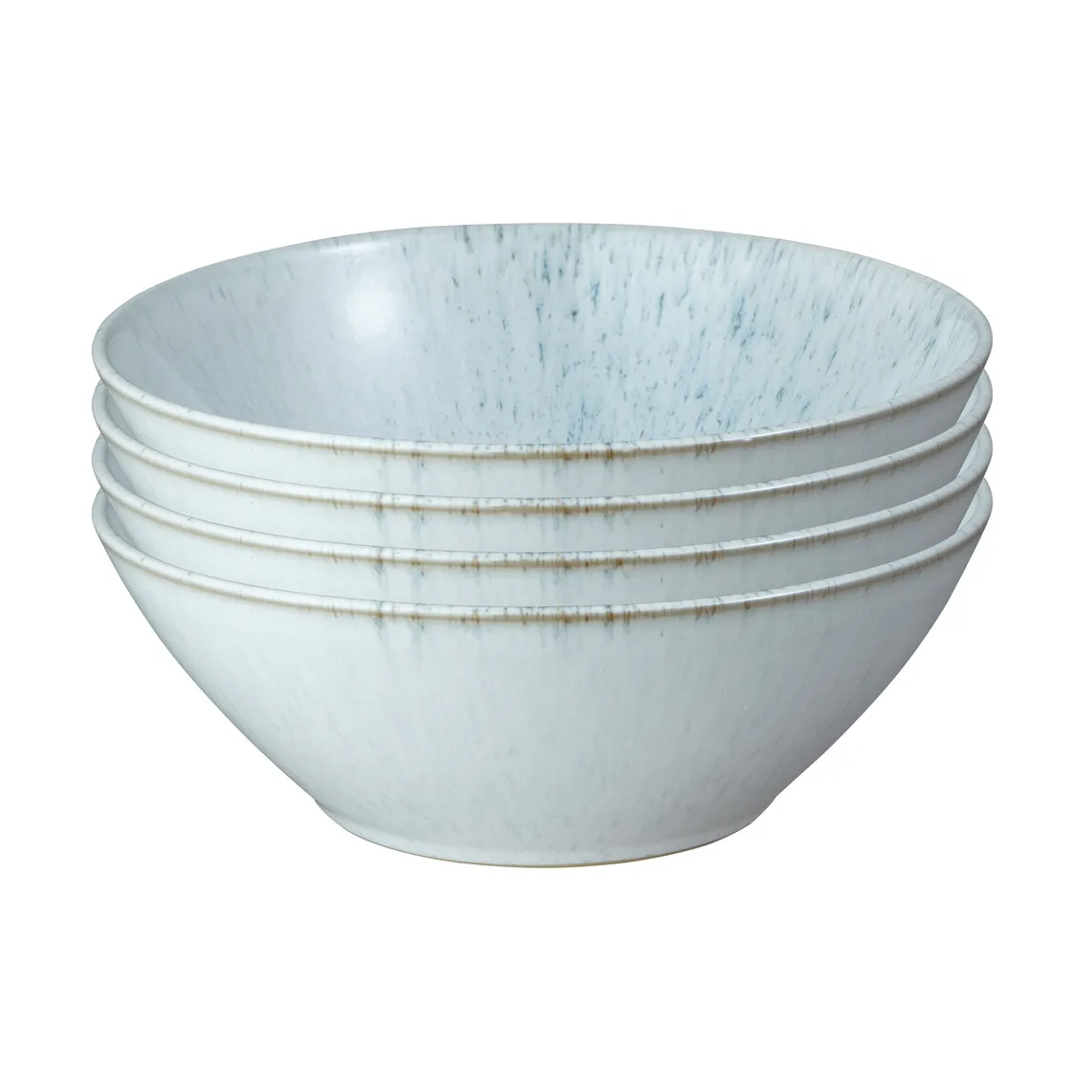 Denby Kiln blue cereal sk&aring;l 4-pack 64 cl