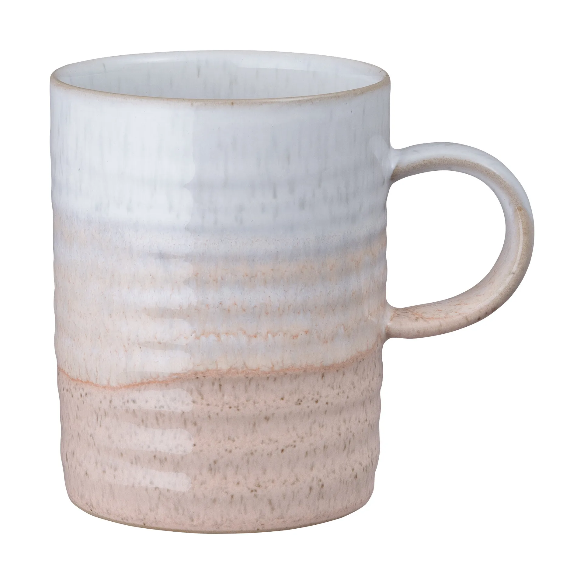 Denby Kiln Coral r&auml;fflad mugg Koral-beige, &Oslash;8 cm