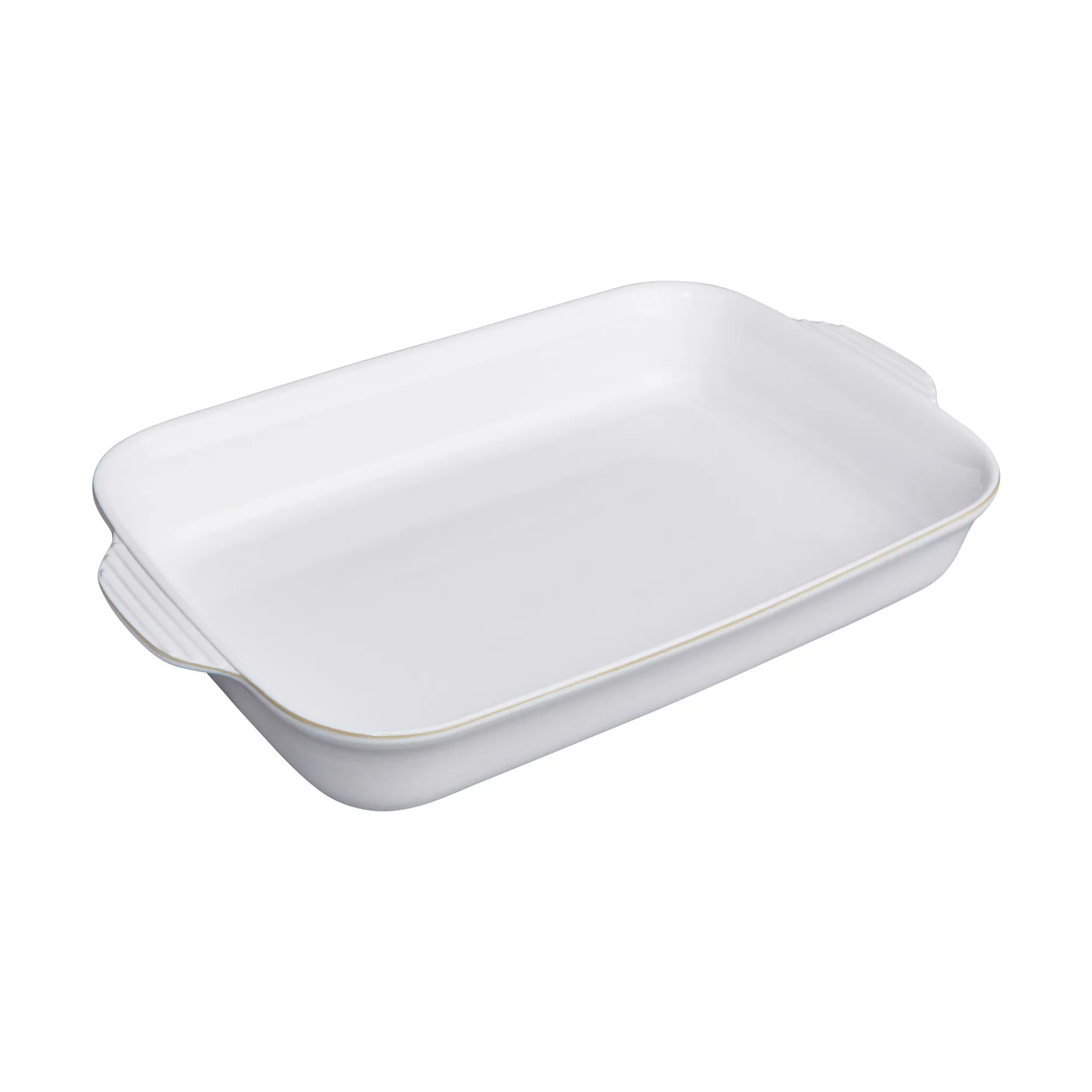 Denby Natural Canvas ovnfast fad Beige, large, rektangulær