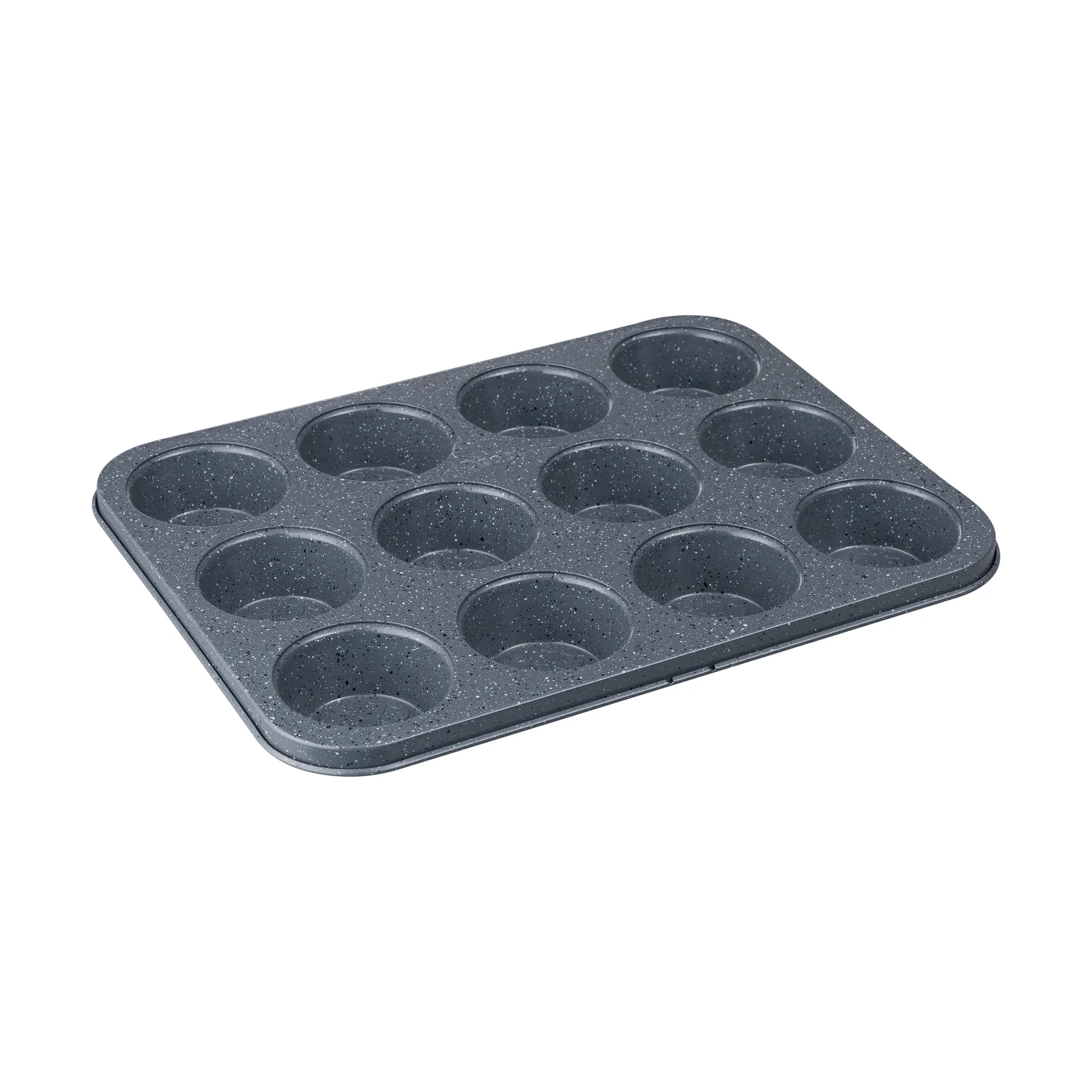 Denby Quantanium Finish muffinsform Grå, 12 stk
