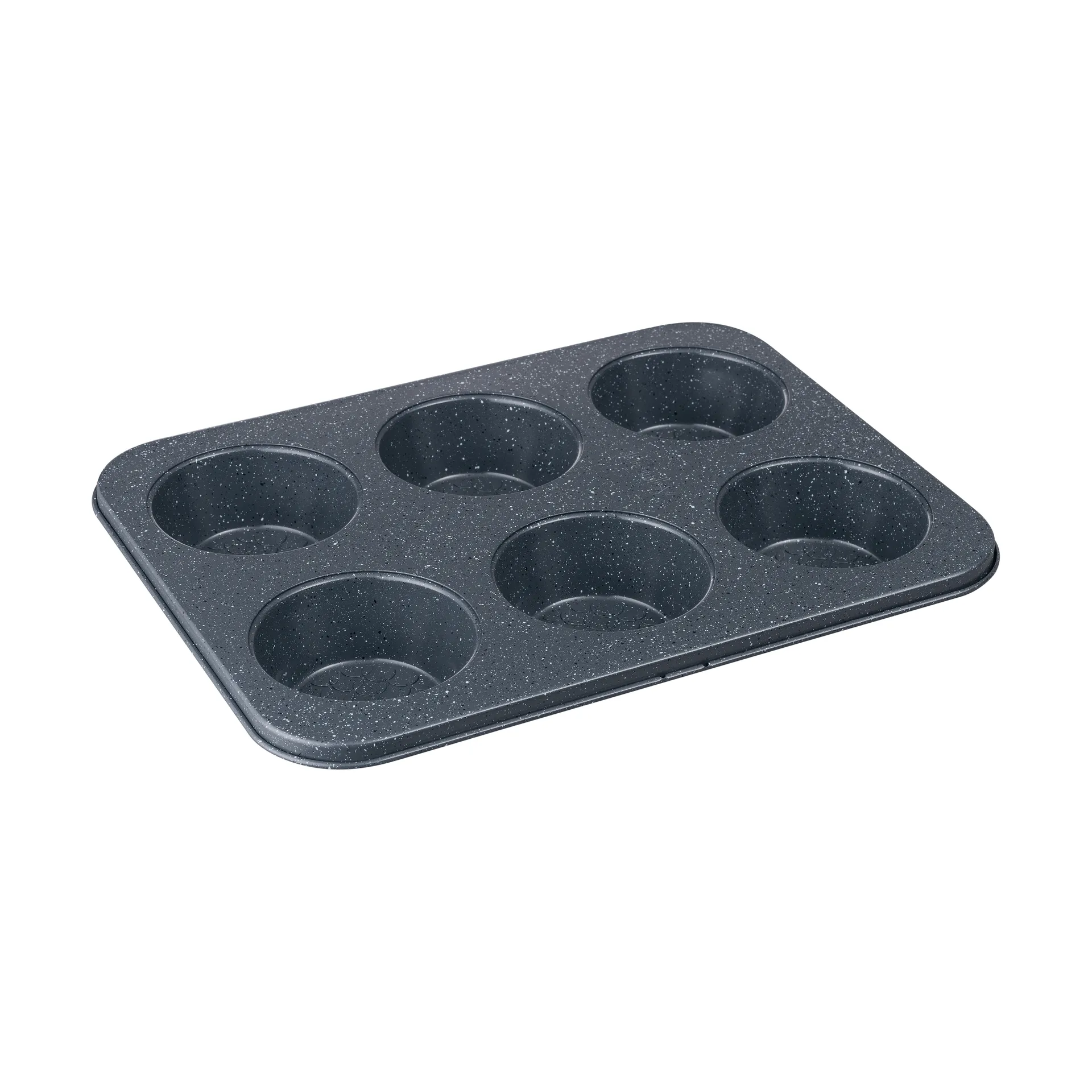 Denby Quantanium Finish muffinsform Grå, 6 stk