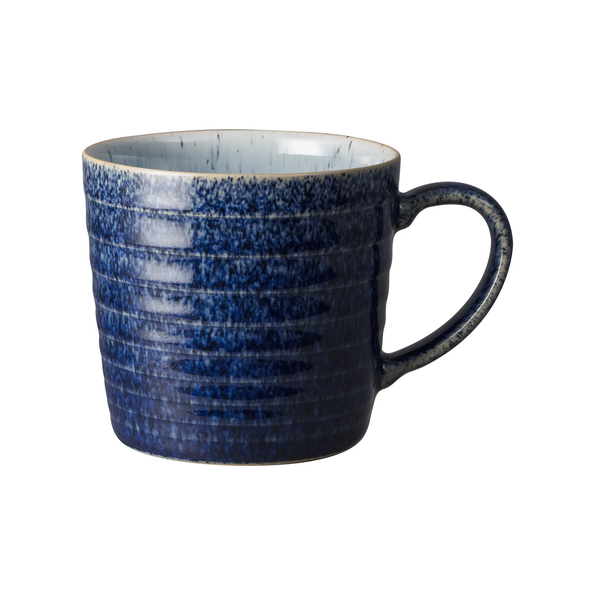 Denby Studio Blue r&auml;fflad mugg 40 cl Cobalt-pebble