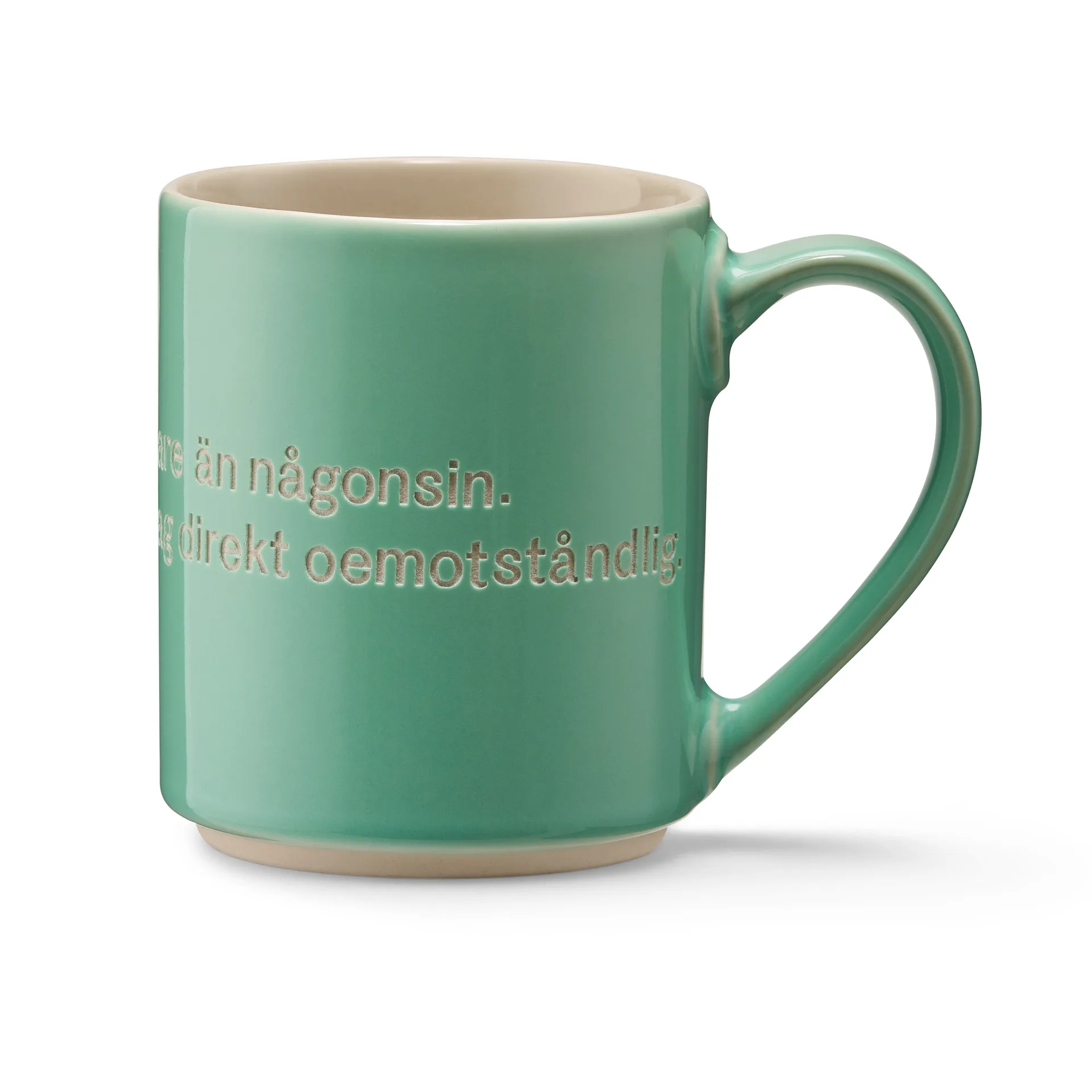 Design House Stockholm Astrid Lindgren krus, I am frecklier… grøn-svensk