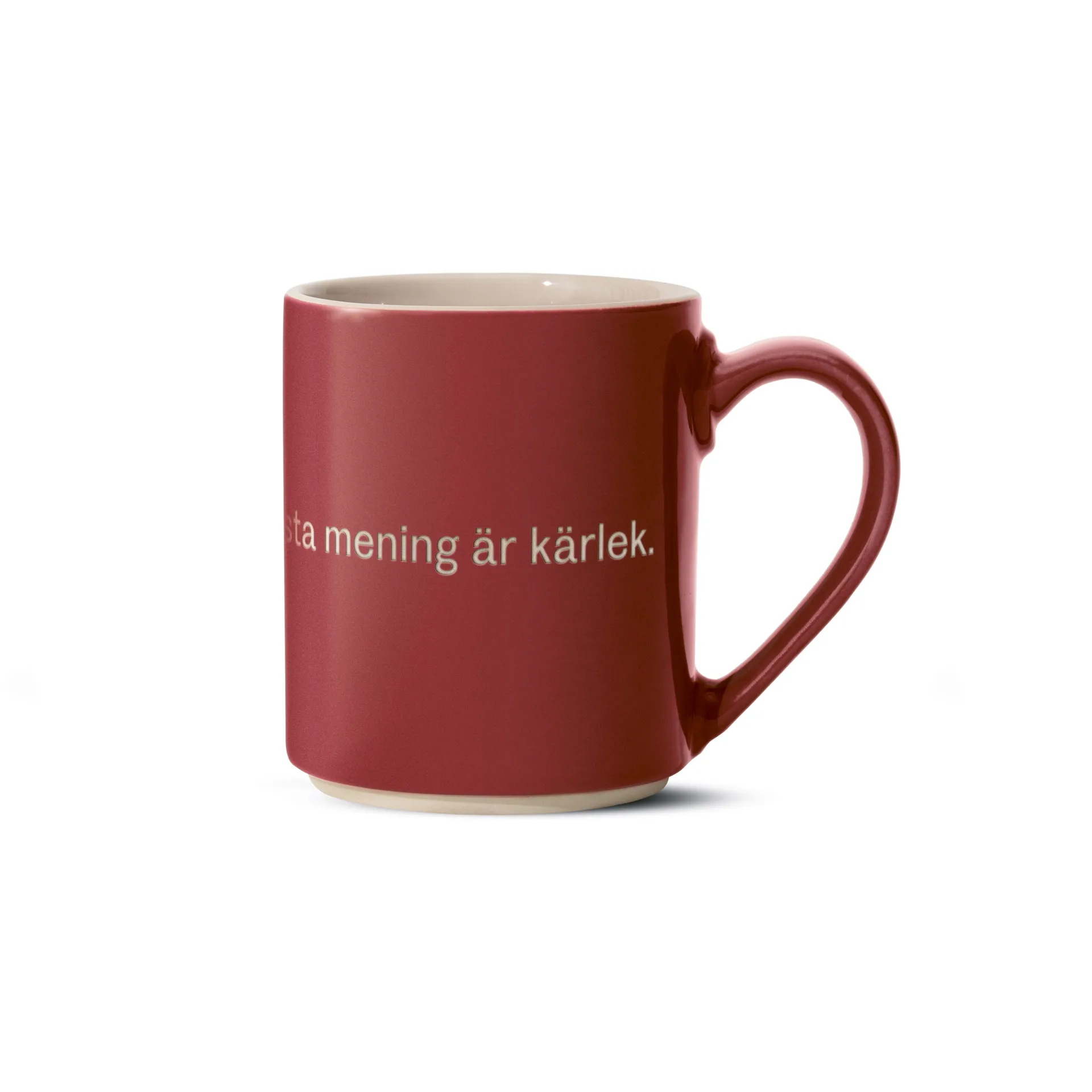 Design House Stockholm Astrid Lindgren mugg, ja, jag tror att livets&hellip; Svensk text