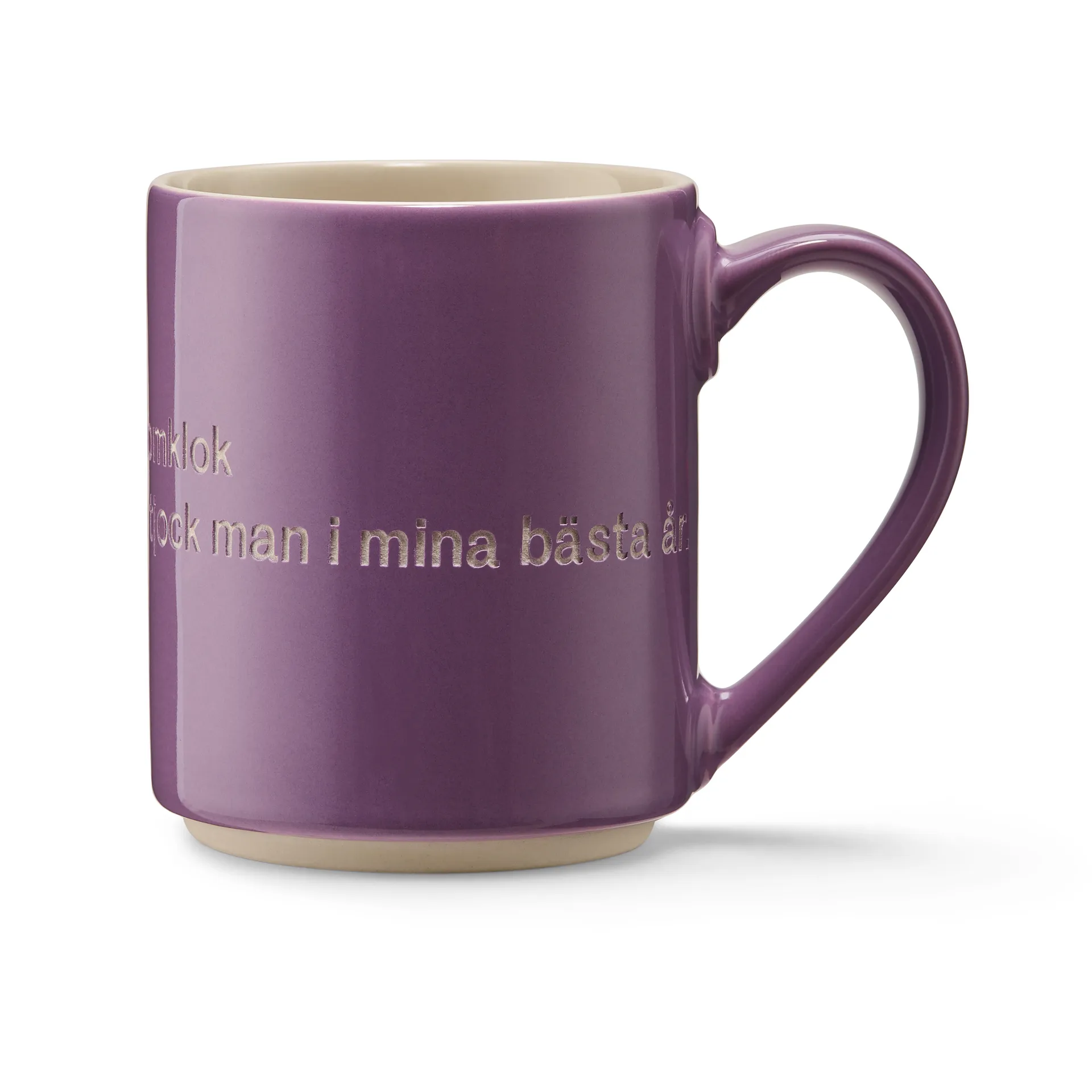 Design House Stockholm Astrid Lindgren mugg, jag &auml;r en vacker&hellip; svenskt text