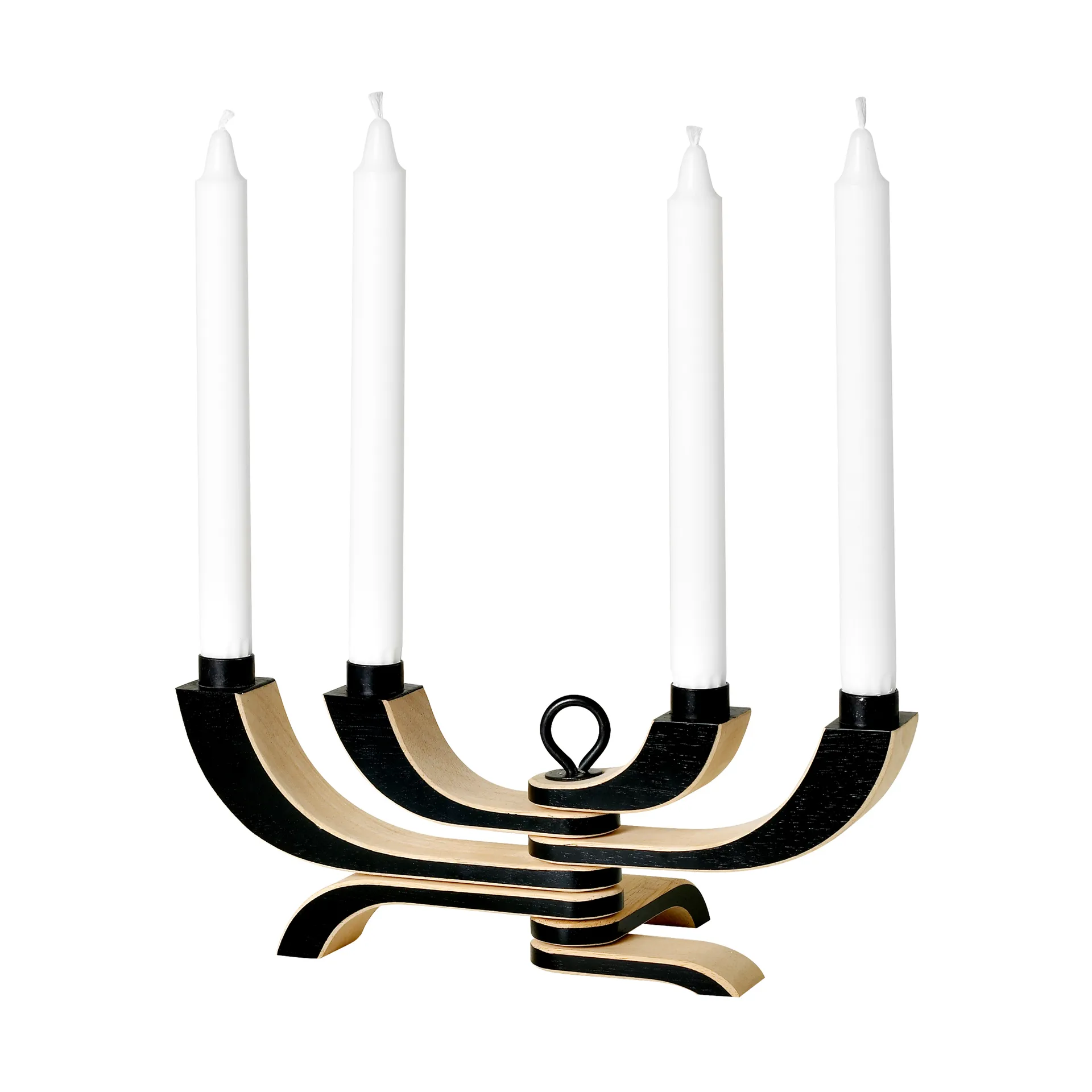 Design House Stockholm Bougeoir à 4 branches Nordic Light noir