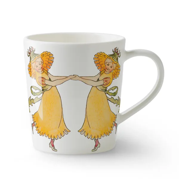 Maskrosor mugg med öra, 40 cl