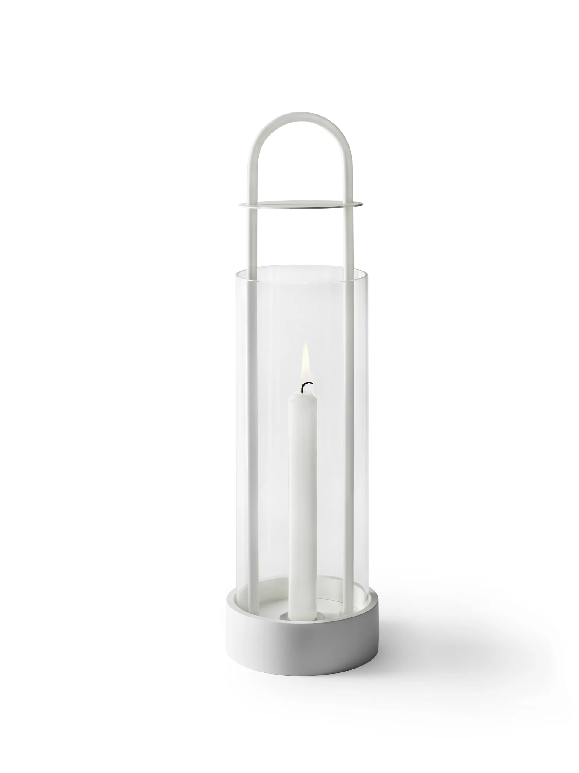 Design House Stockholm Photophore hurricane Lotus blanc