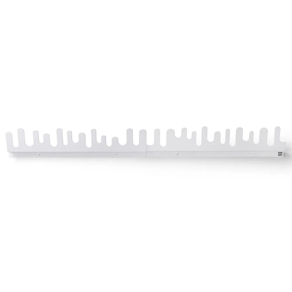 Design House Stockholm Porte-manteau mural Wave blanc
