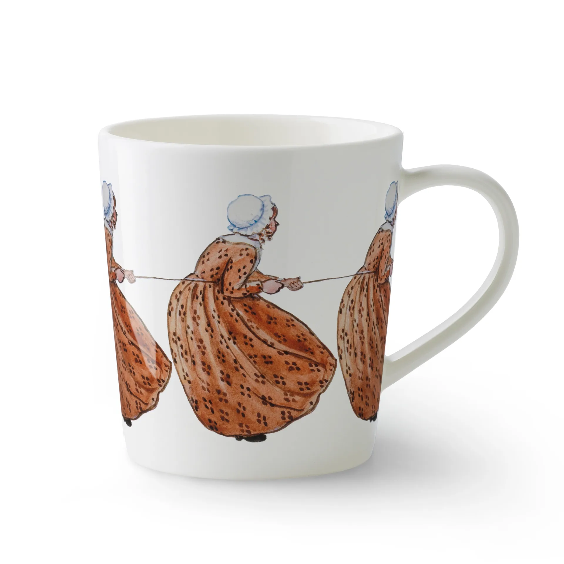 Design House Stockholm Tant Brun mugg med &ouml;ra 40 cl