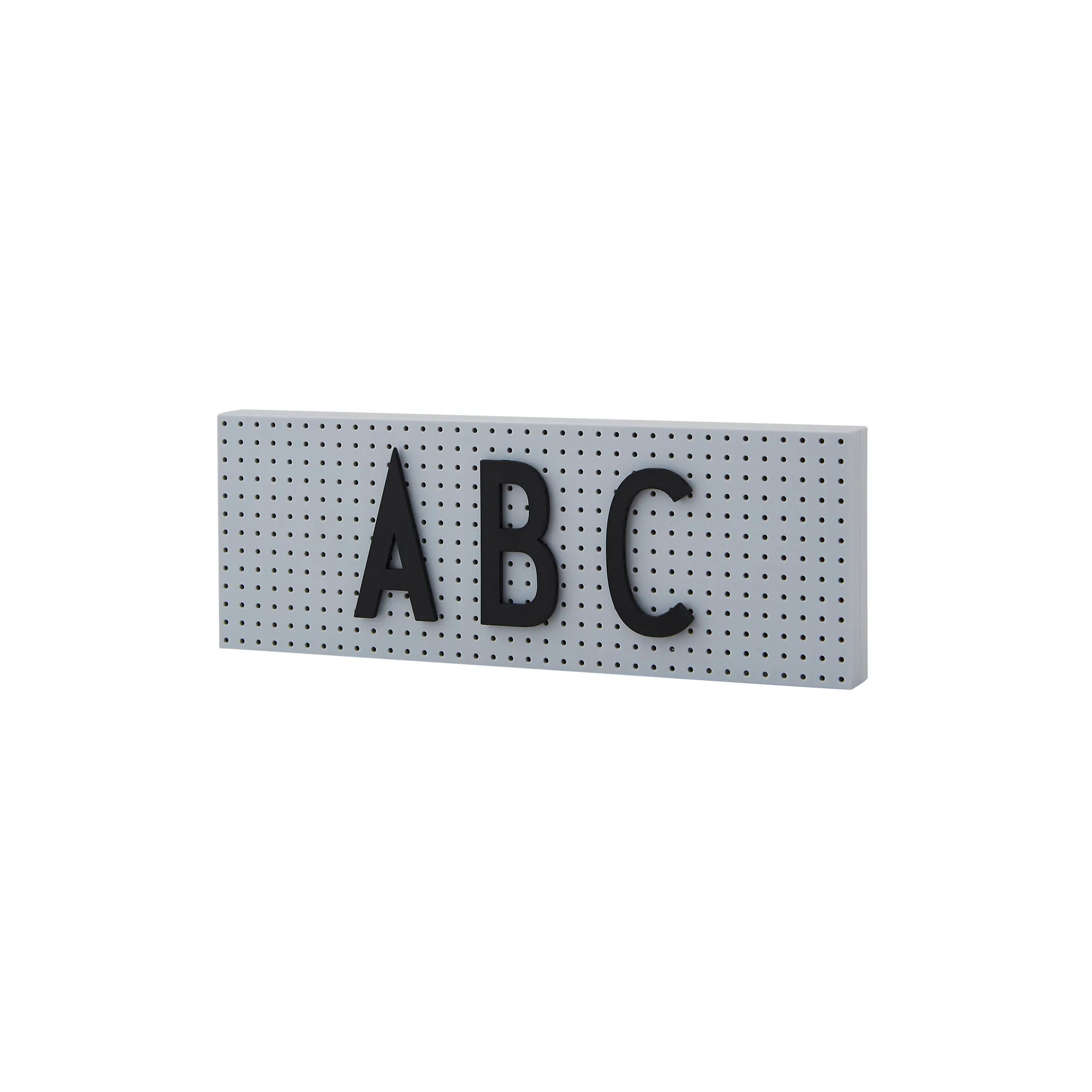 Design Letters Design Letters bogstavtavle lille Grå