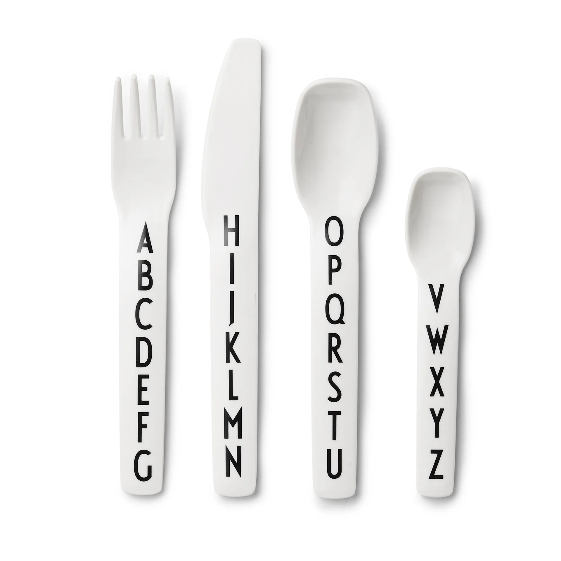 Design Letters Design Letters børnebestik melamin 4 dele
