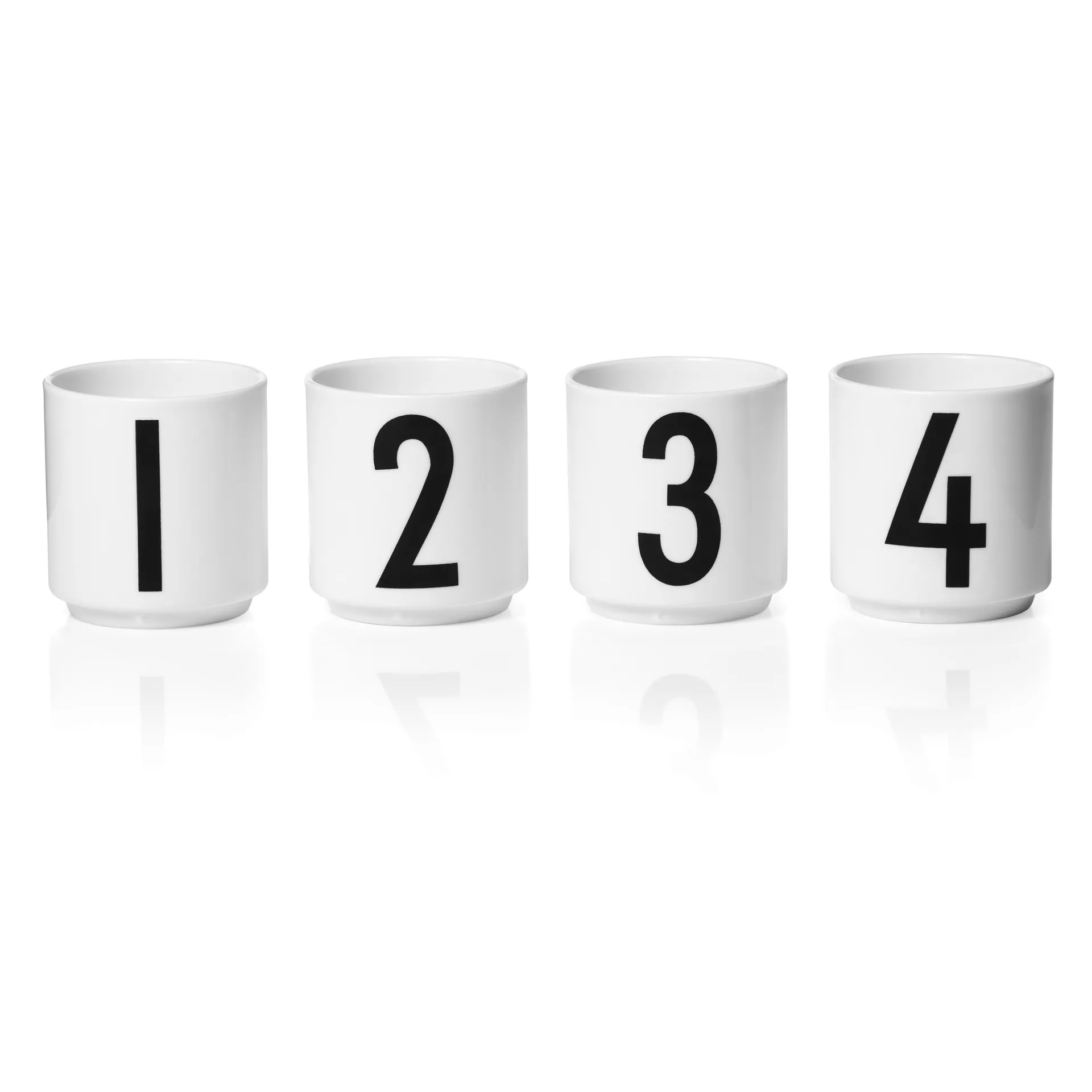 Design Letters Design Letters espressokop 4 stk White