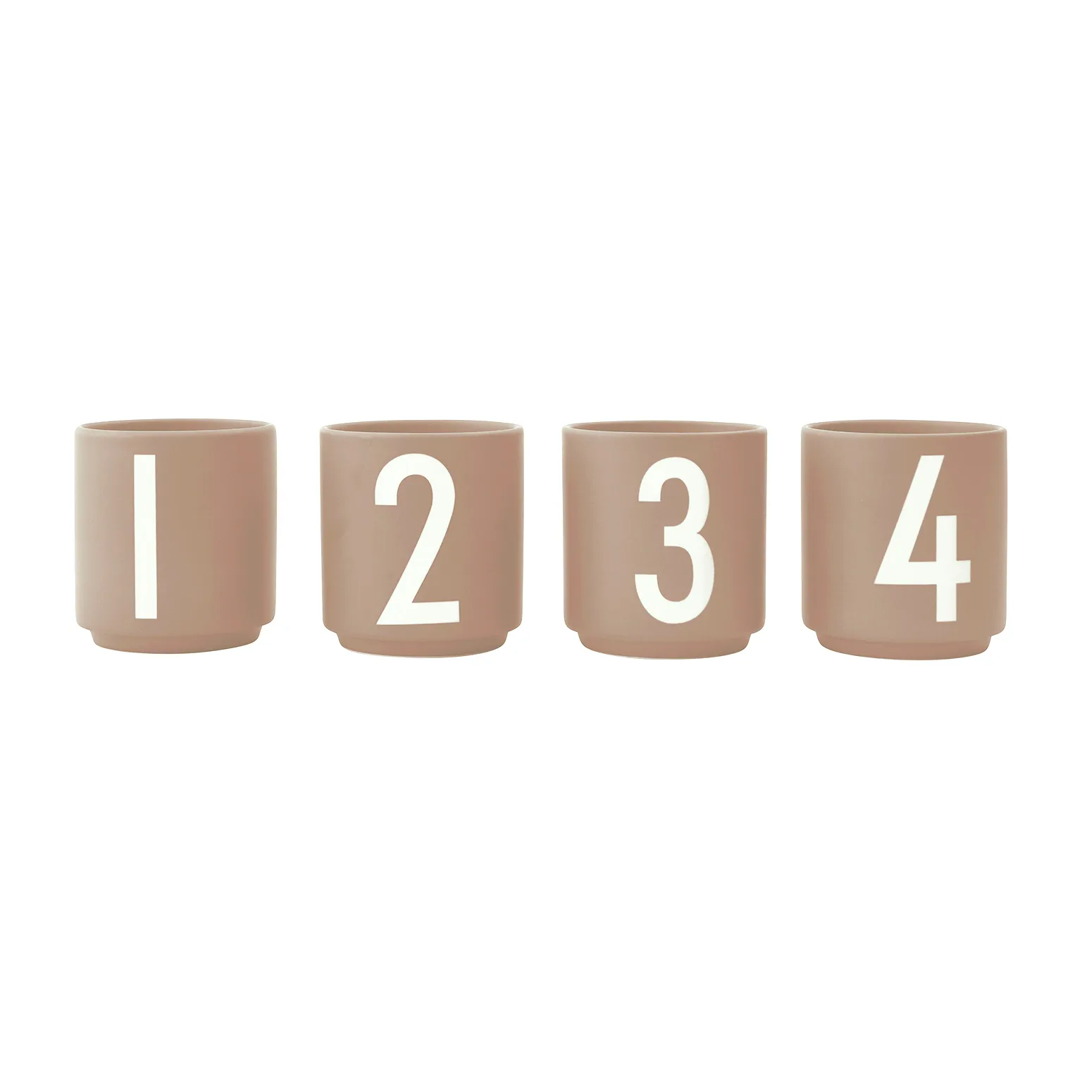 Design Letters Design Letters espressokopp 4-pack Beige