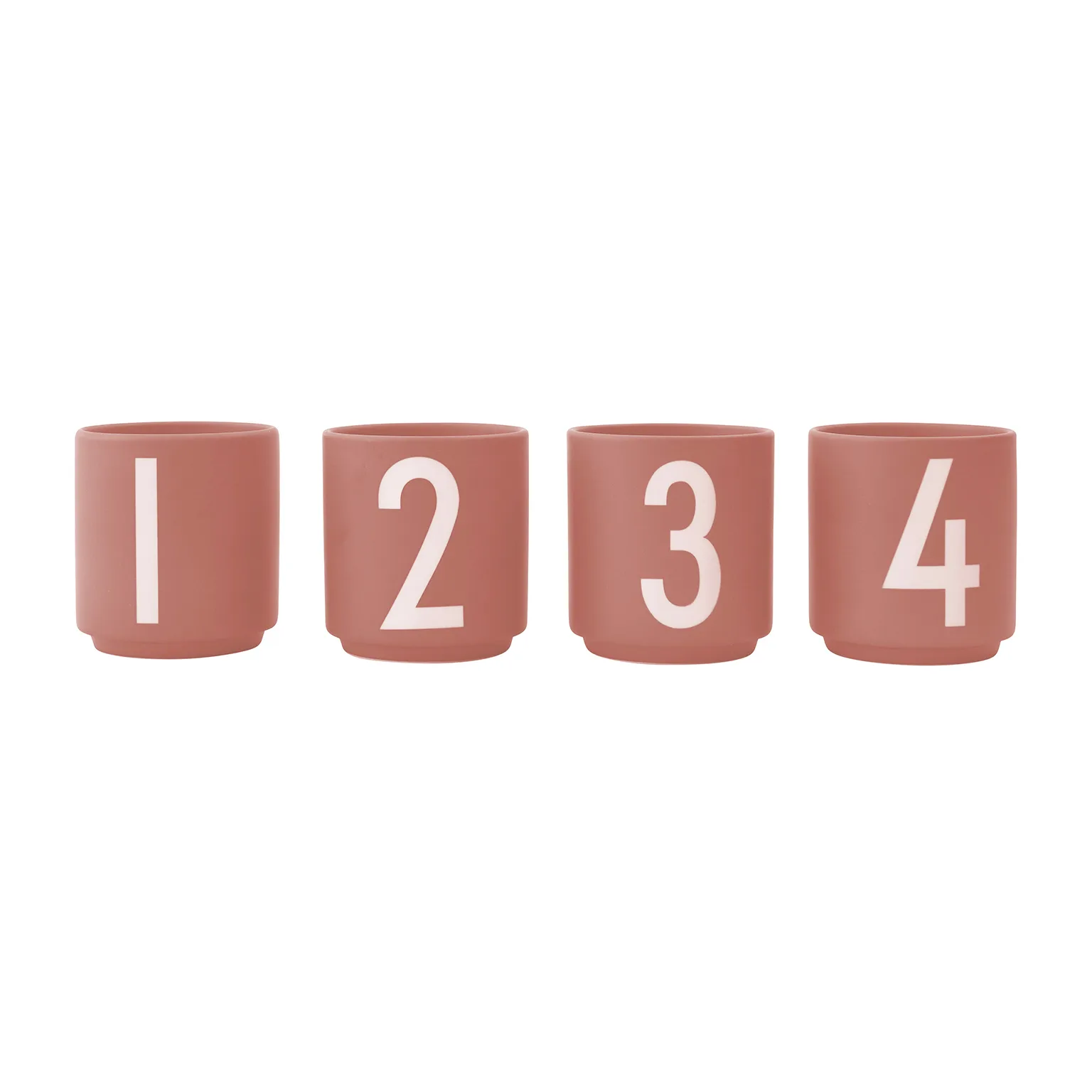 Design Letters Design Letters espressokopp 4-pack Nude